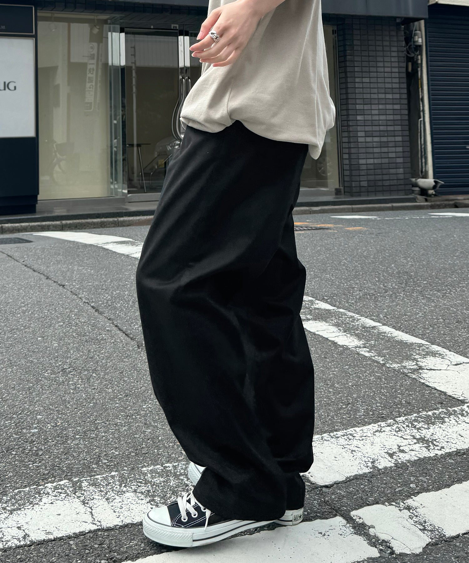 25SS ワイドテーパード リラックスイージー シェフパンツ