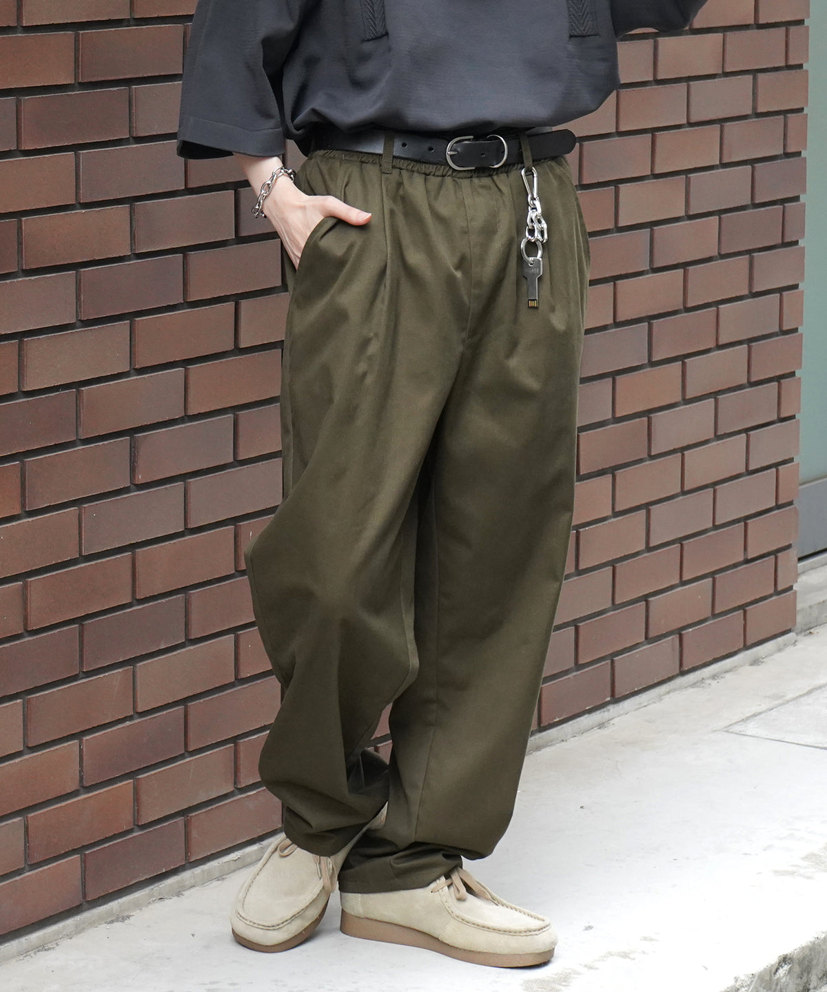 25SS ワイドテーパード リラックスイージー シェフパンツ