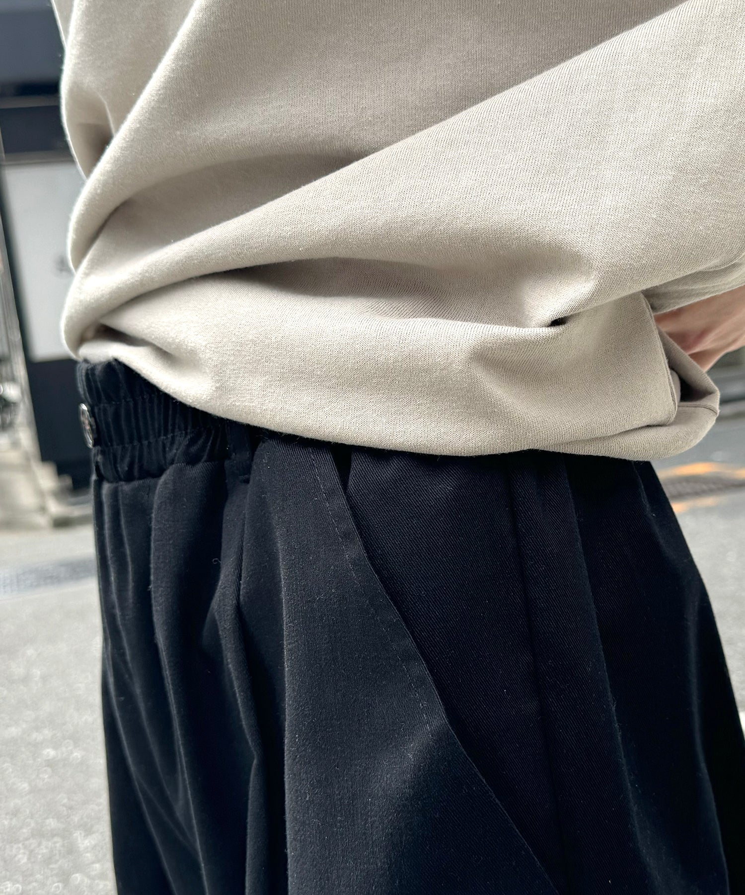 25SS ワイドテーパード リラックスイージー シェフパンツ
