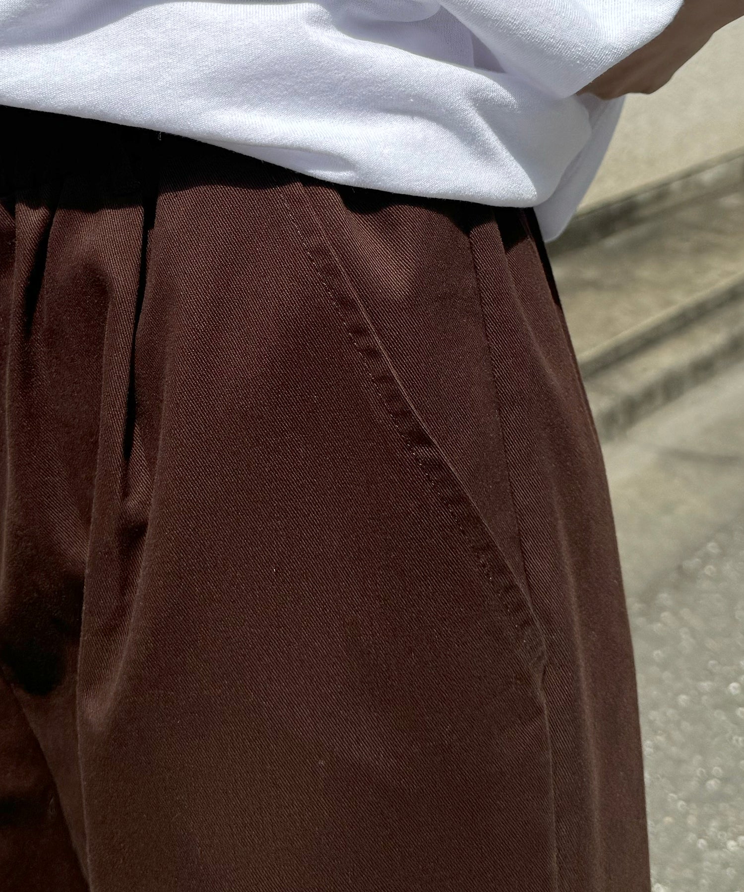 25SS ワイドテーパード リラックスイージー シェフパンツ
