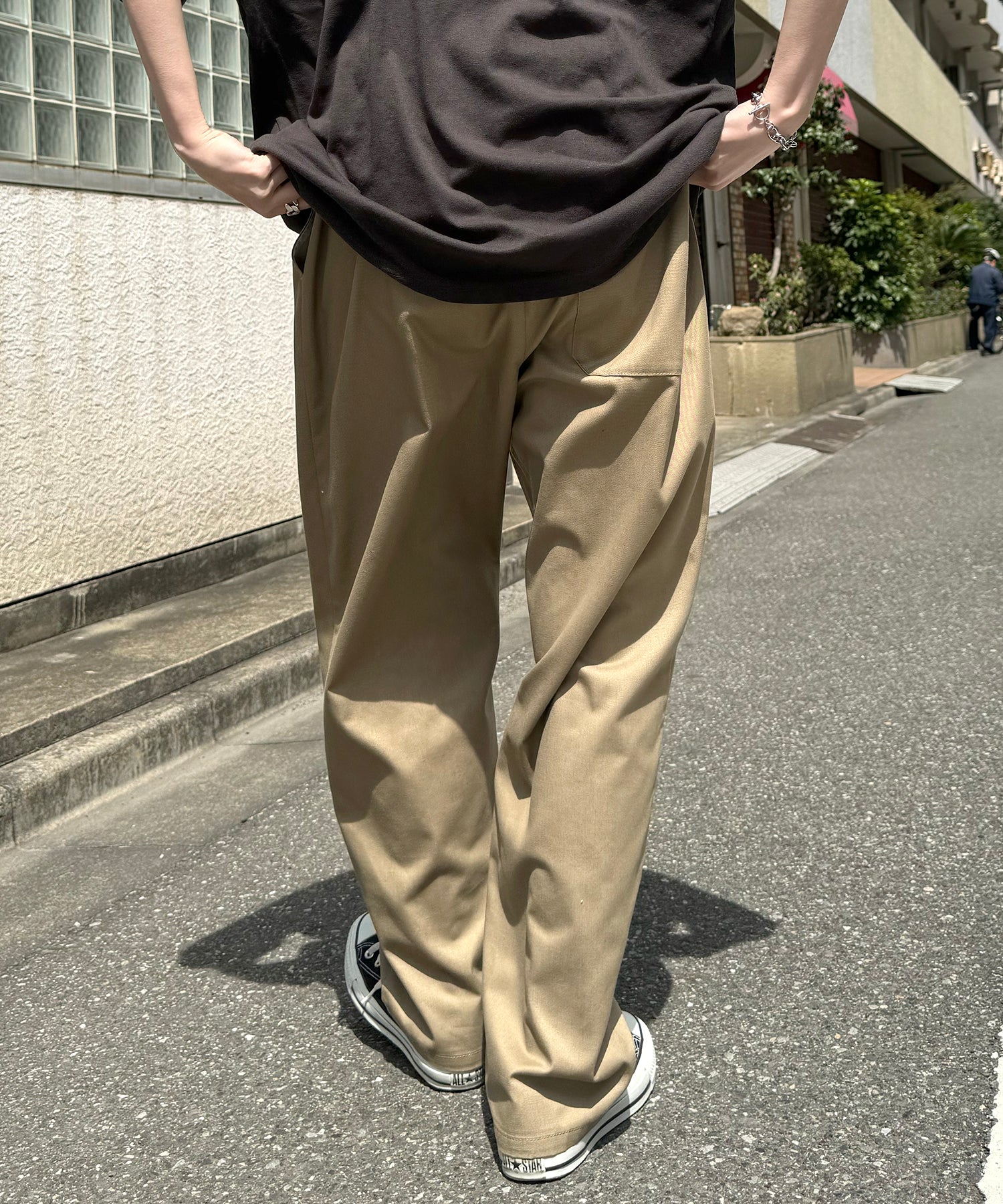 25SS ワイドテーパード リラックスイージー シェフパンツ