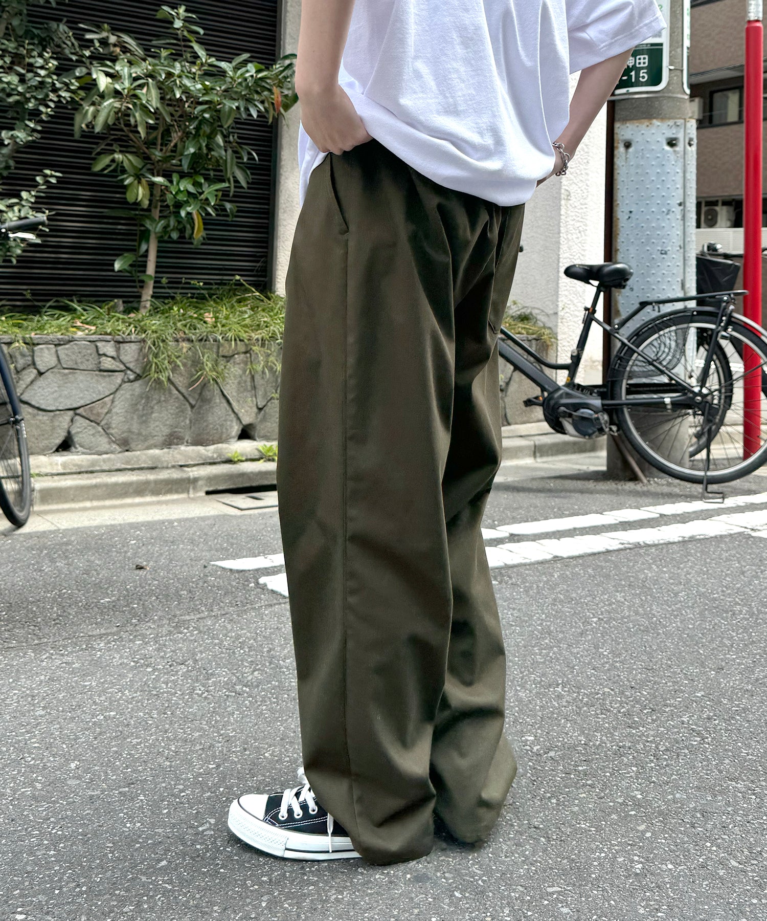 25SS ワイドテーパード リラックスイージー シェフパンツ