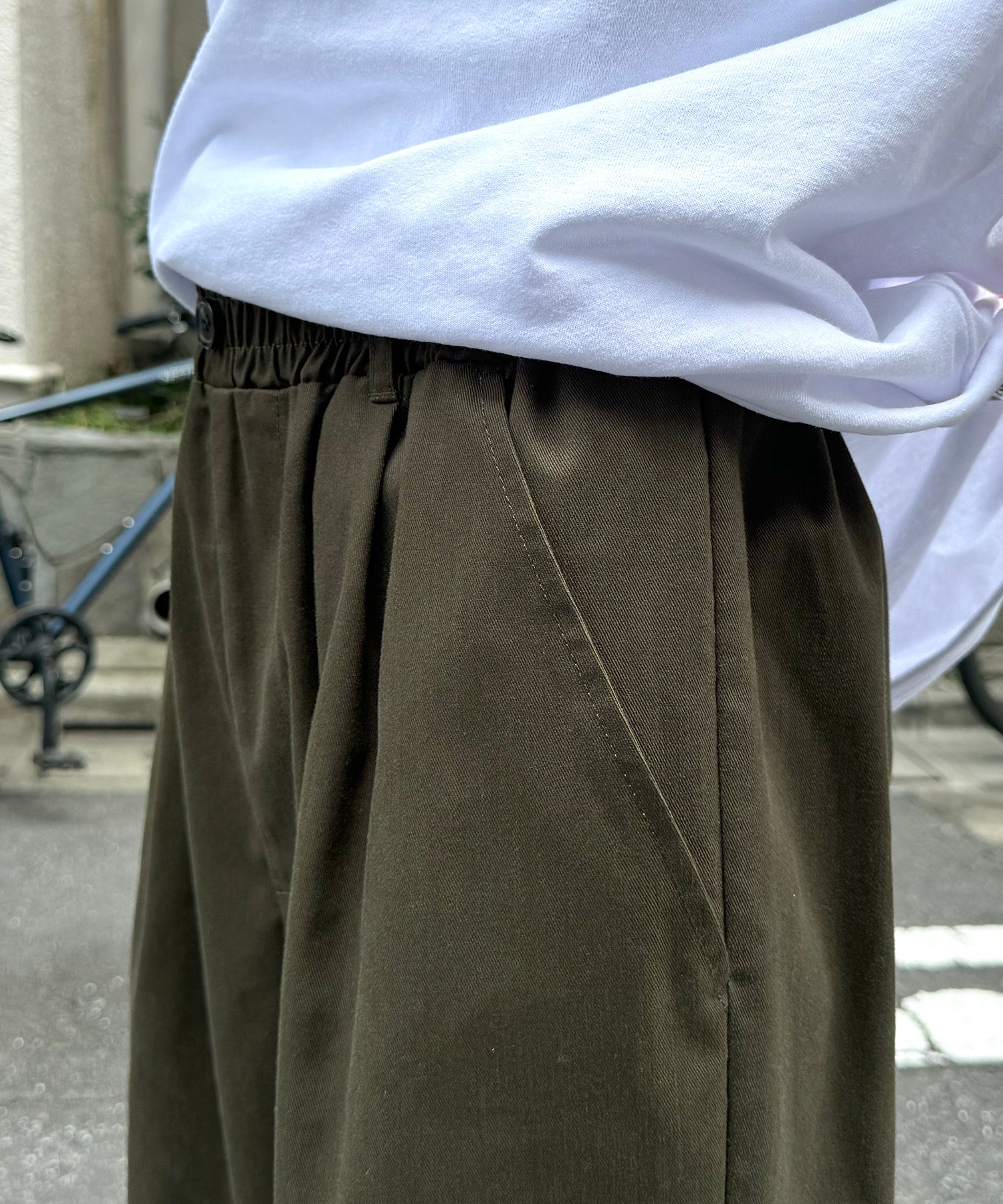 25SS ワイドテーパード リラックスイージー シェフパンツ