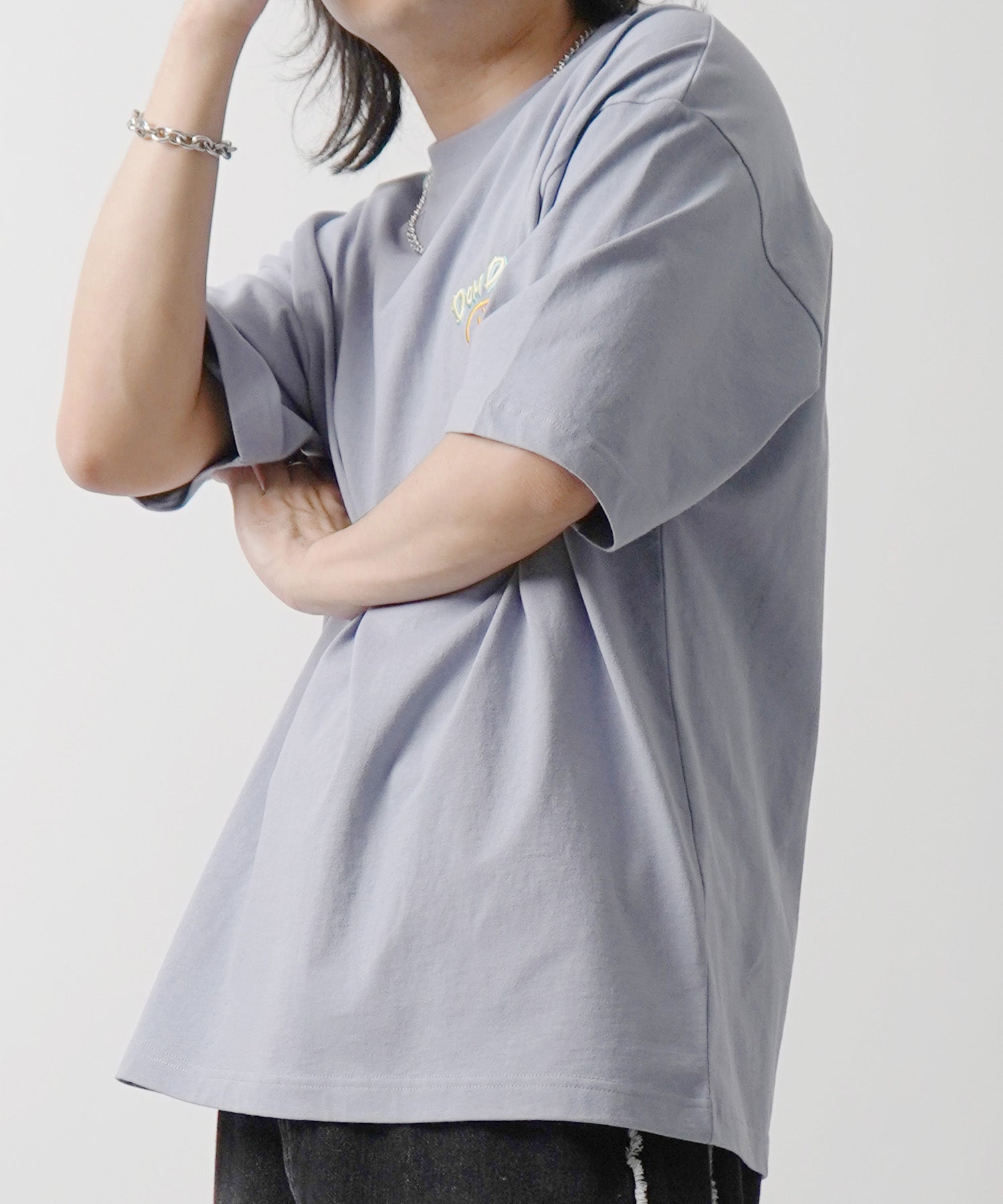 25SS 【DOMDOM / ドムドムハンバーガー】 ビッグシルエット バックプリント半袖Tシャツ