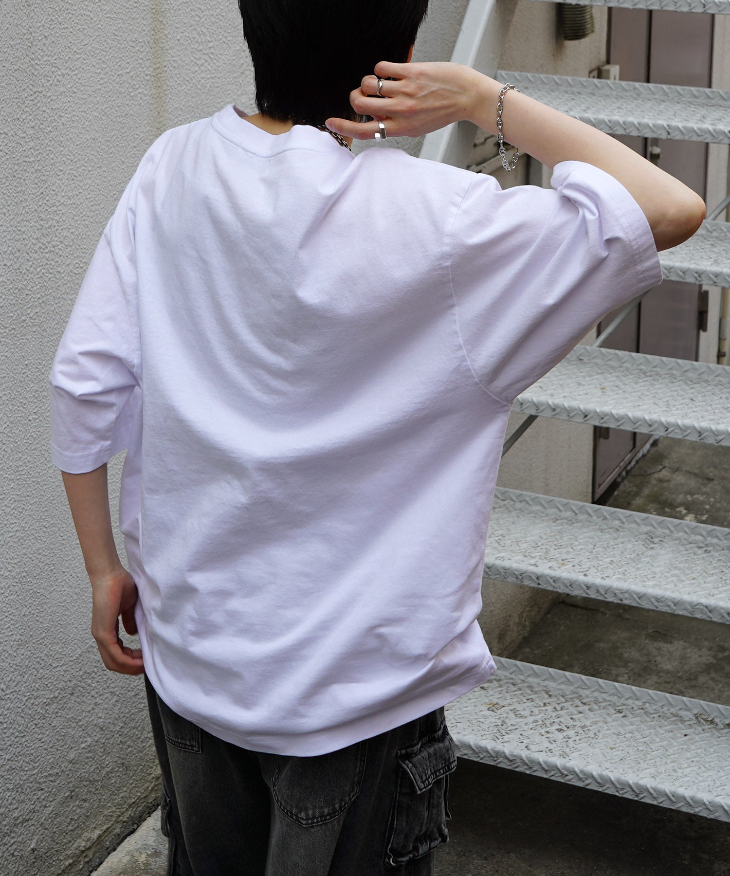 25SS アメリカン ヴィンテージライク ピグメント加工 アメカジ風 レトロプリント ロックTシャツ