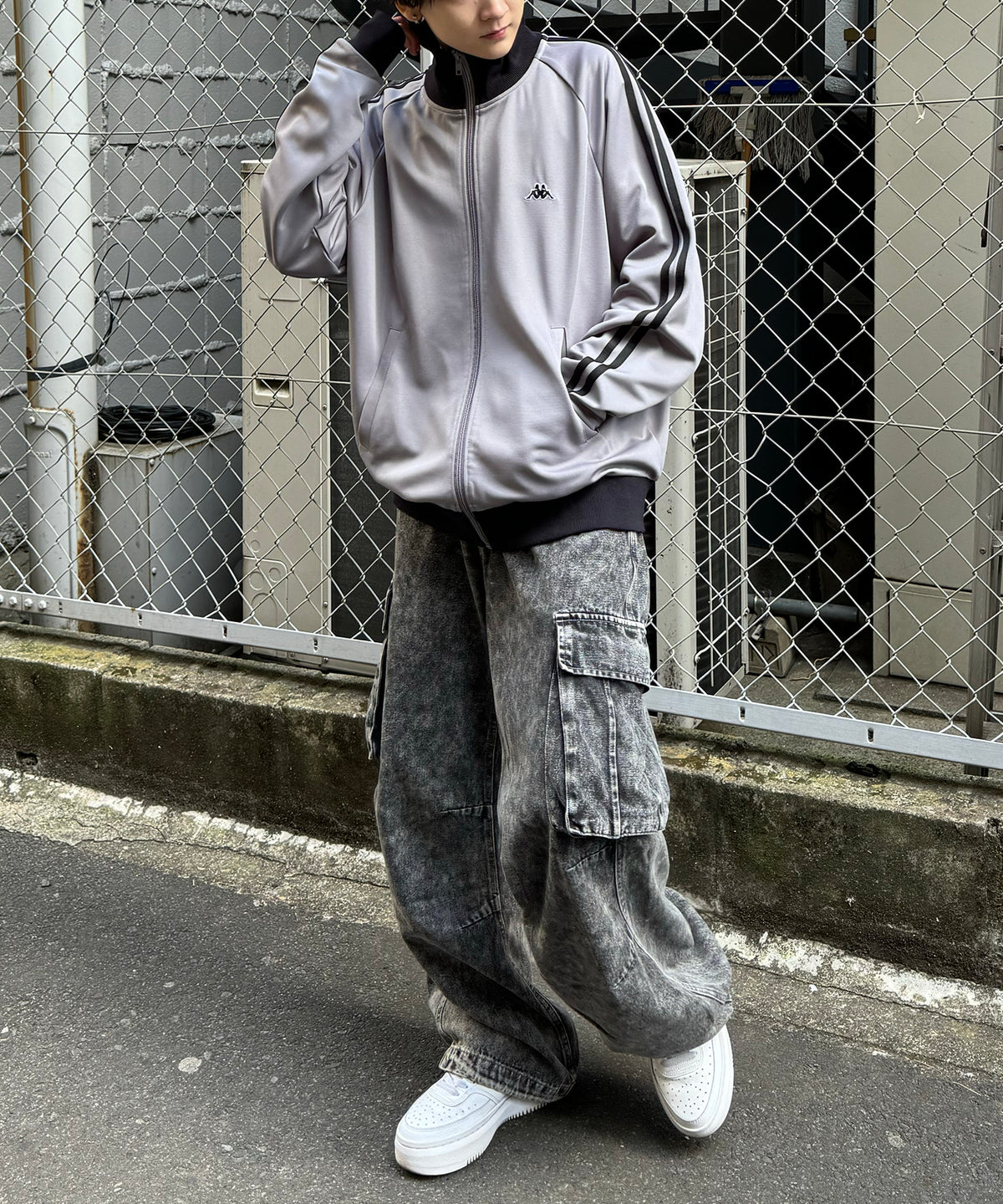 24AW 新色追加 【KAPPA】WEB限定  袖ラインジャージ トラックジャケット