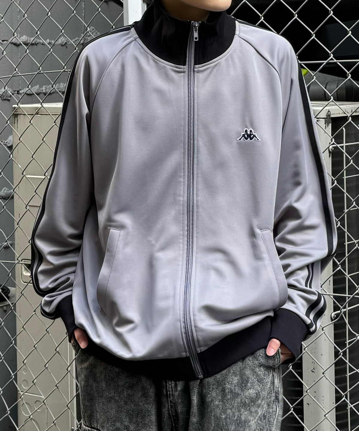 24AW 新色追加 【KAPPA】WEB限定  袖ラインジャージ トラックジャケット