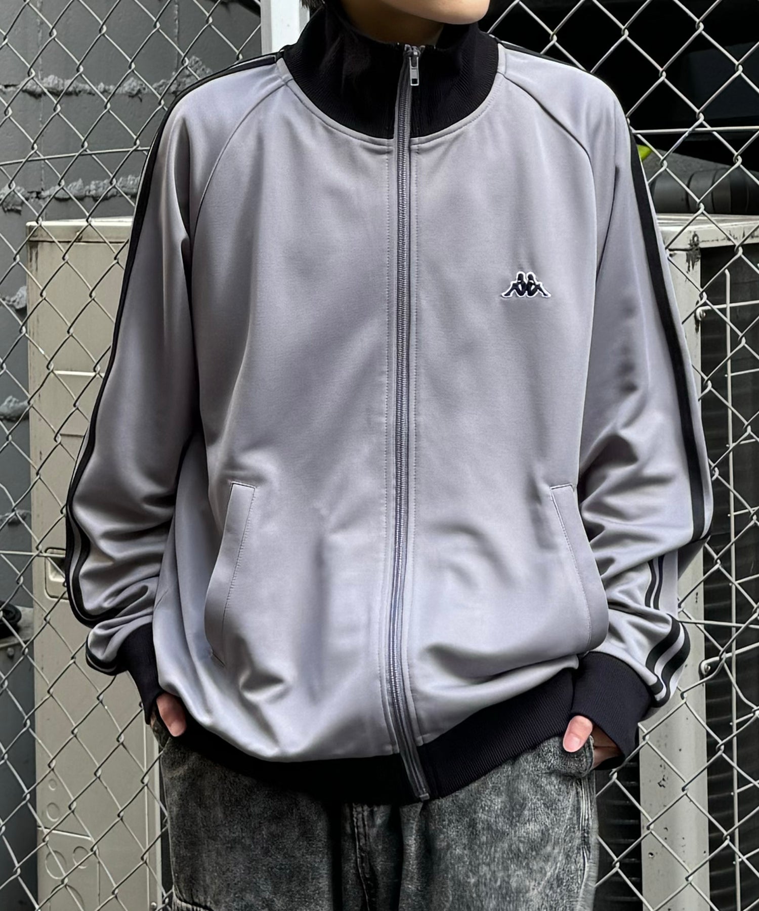 24AW 新色追加 【KAPPA】WEB限定 袖ラインジャージ トラックジャケット