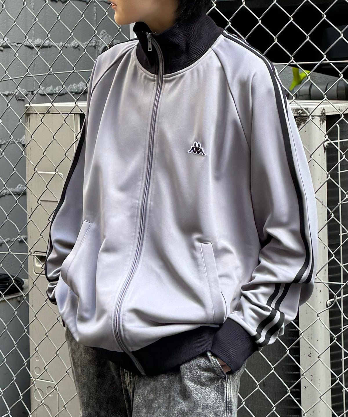 24AW 新色追加 【KAPPA】WEB限定  袖ラインジャージ トラックジャケット