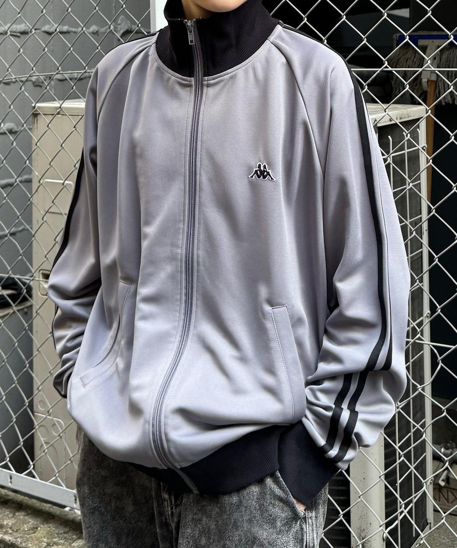 24AW 新色追加 【KAPPA】WEB限定 袖ラインジャージ トラックジャケット