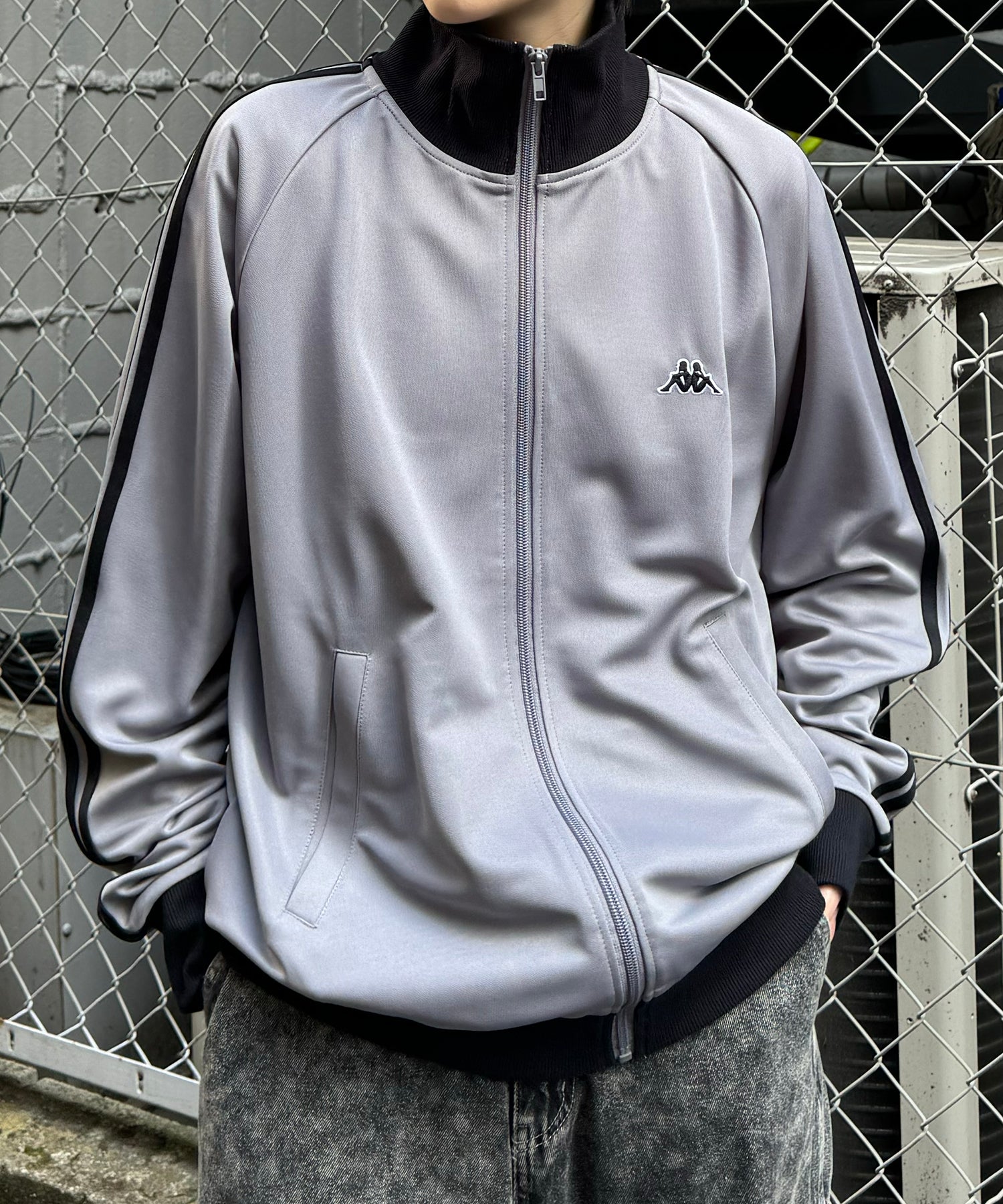 24AW 新色追加 【KAPPA】WEB限定 袖ラインジャージ トラックジャケット