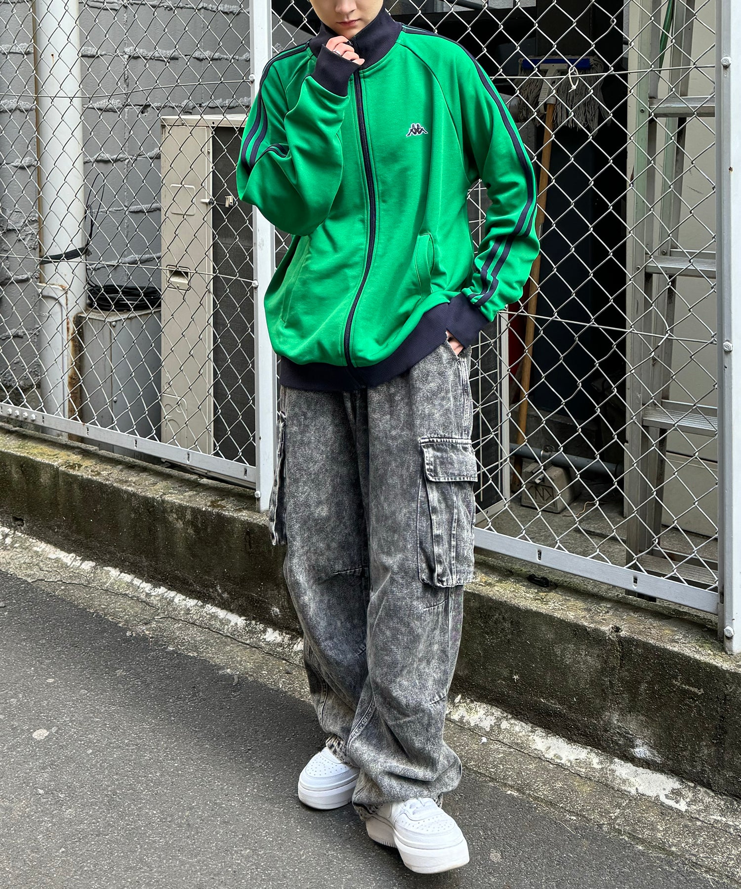 24AW 新色追加 【KAPPA】WEB限定 袖ラインジャージ トラックジャケット