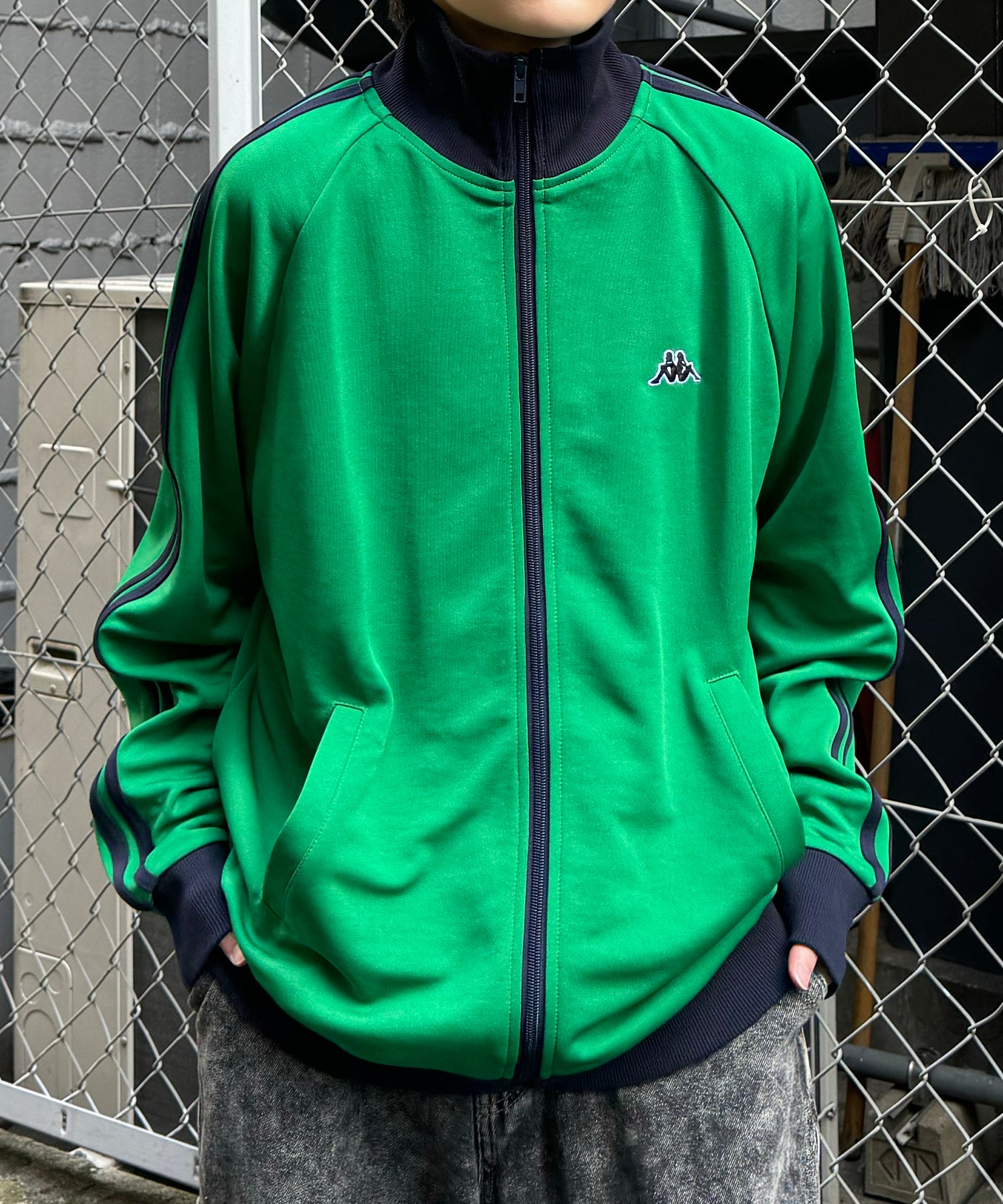 24AW 新色追加 【KAPPA】WEB限定 袖ラインジャージ トラックジャケット