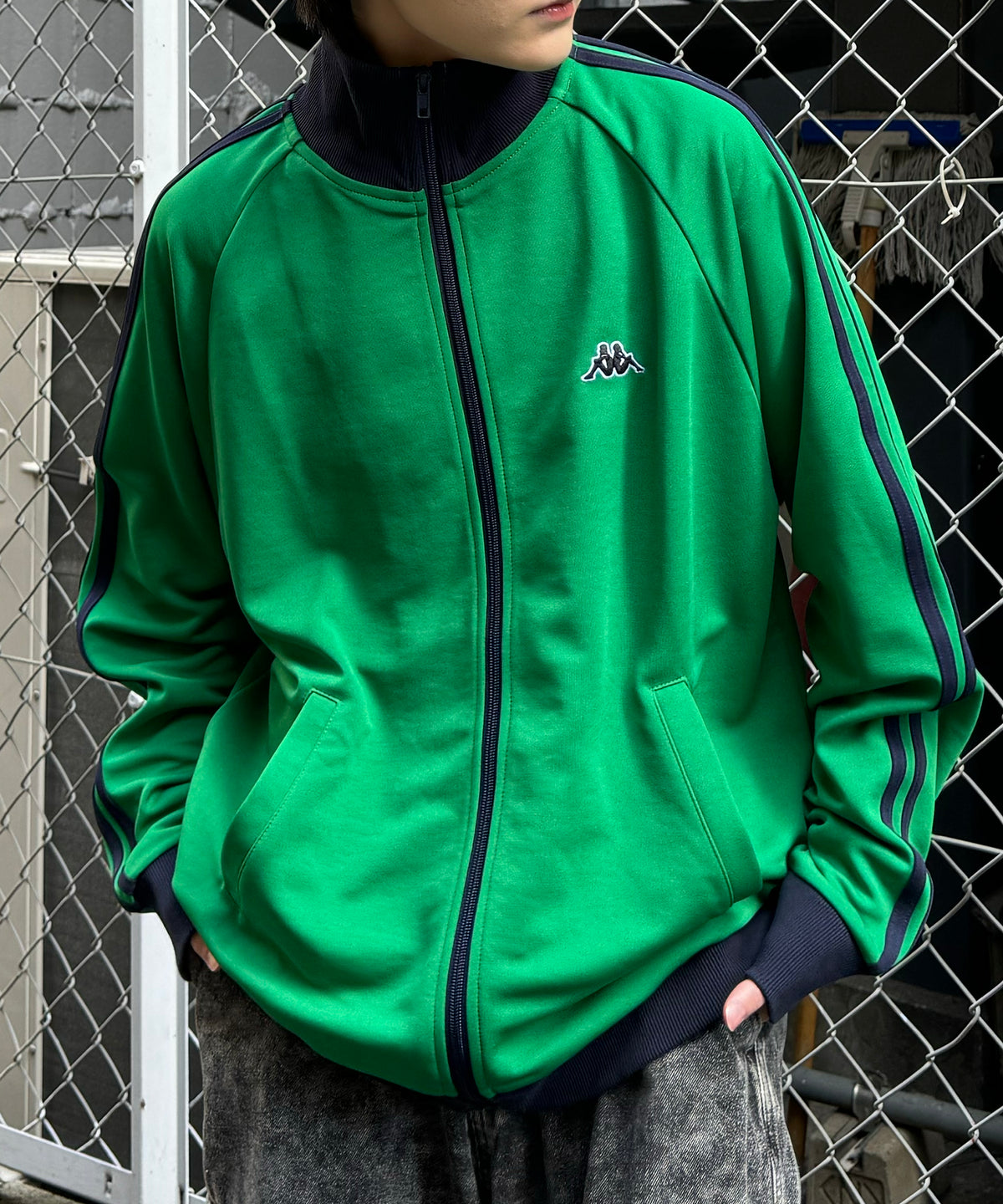 24AW 新色追加 【KAPPA】WEB限定  袖ラインジャージ トラックジャケット