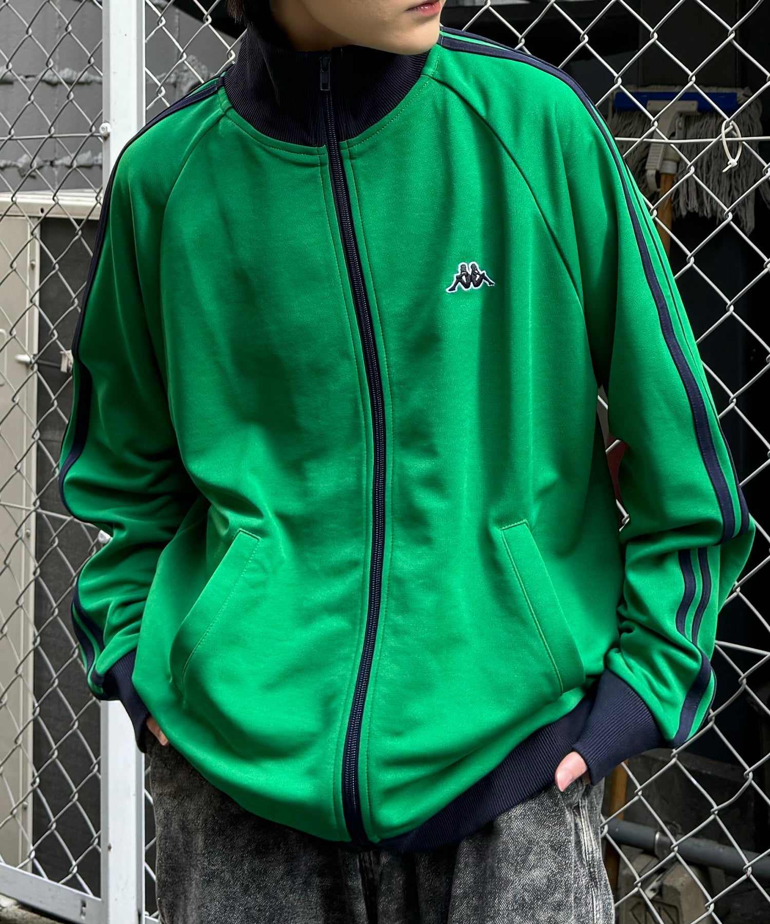 24AW 新色追加 【KAPPA】WEB限定 袖ラインジャージ トラックジャケット
