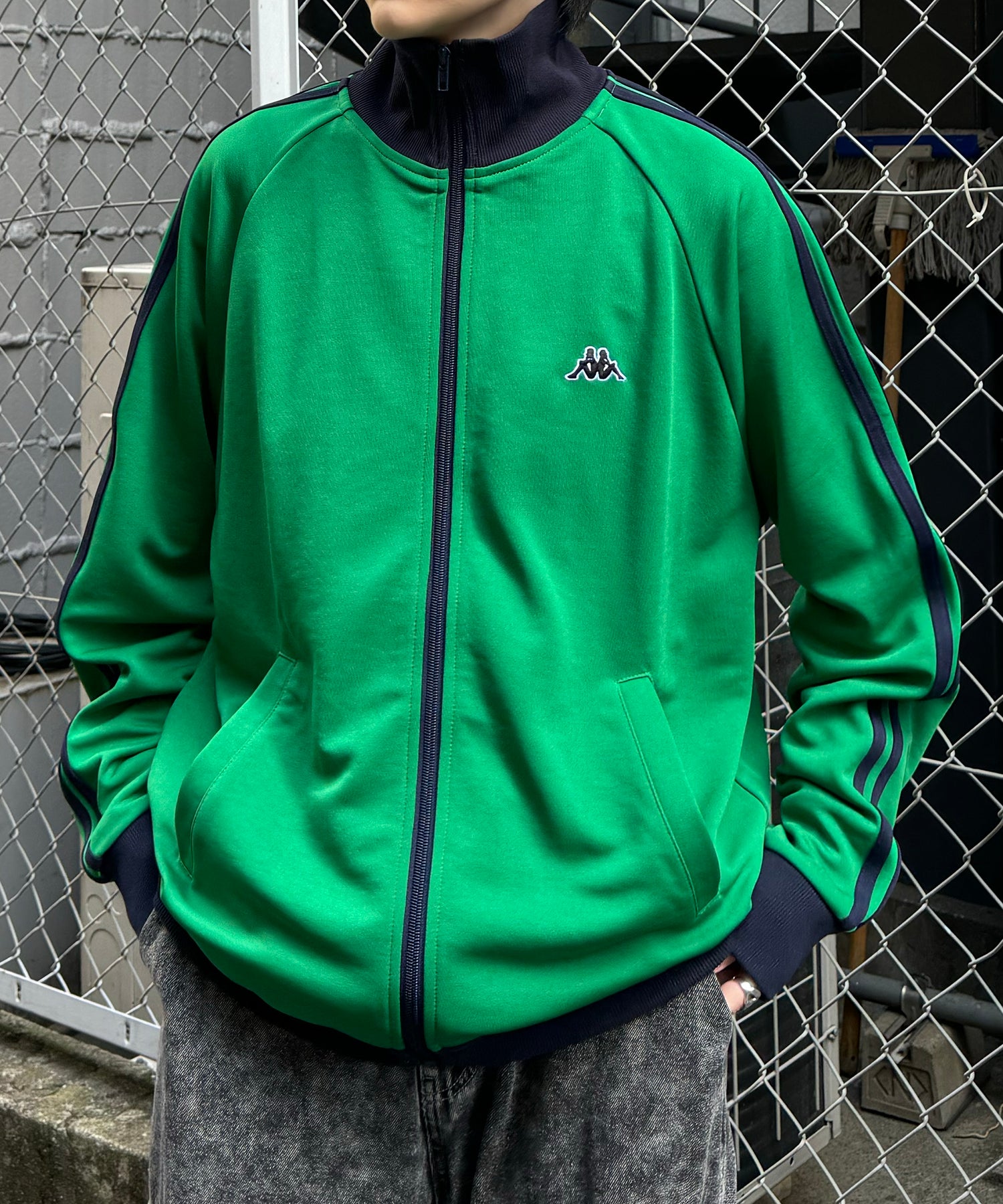 24AW 新色追加 【KAPPA】WEB限定 袖ラインジャージ トラックジャケット