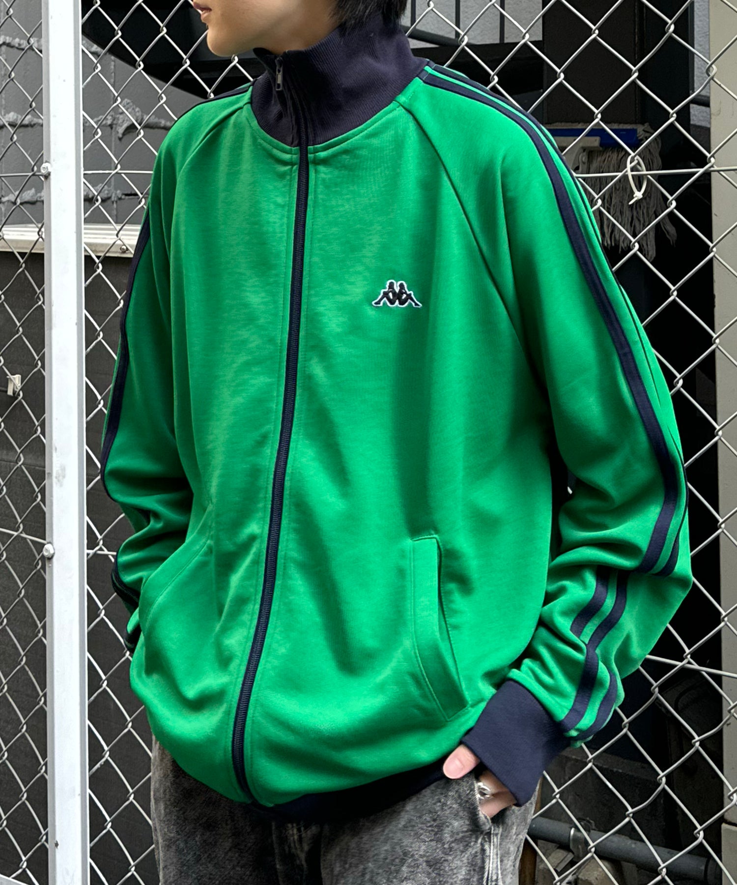 24AW 新色追加 【KAPPA】WEB限定 袖ラインジャージ トラックジャケット
