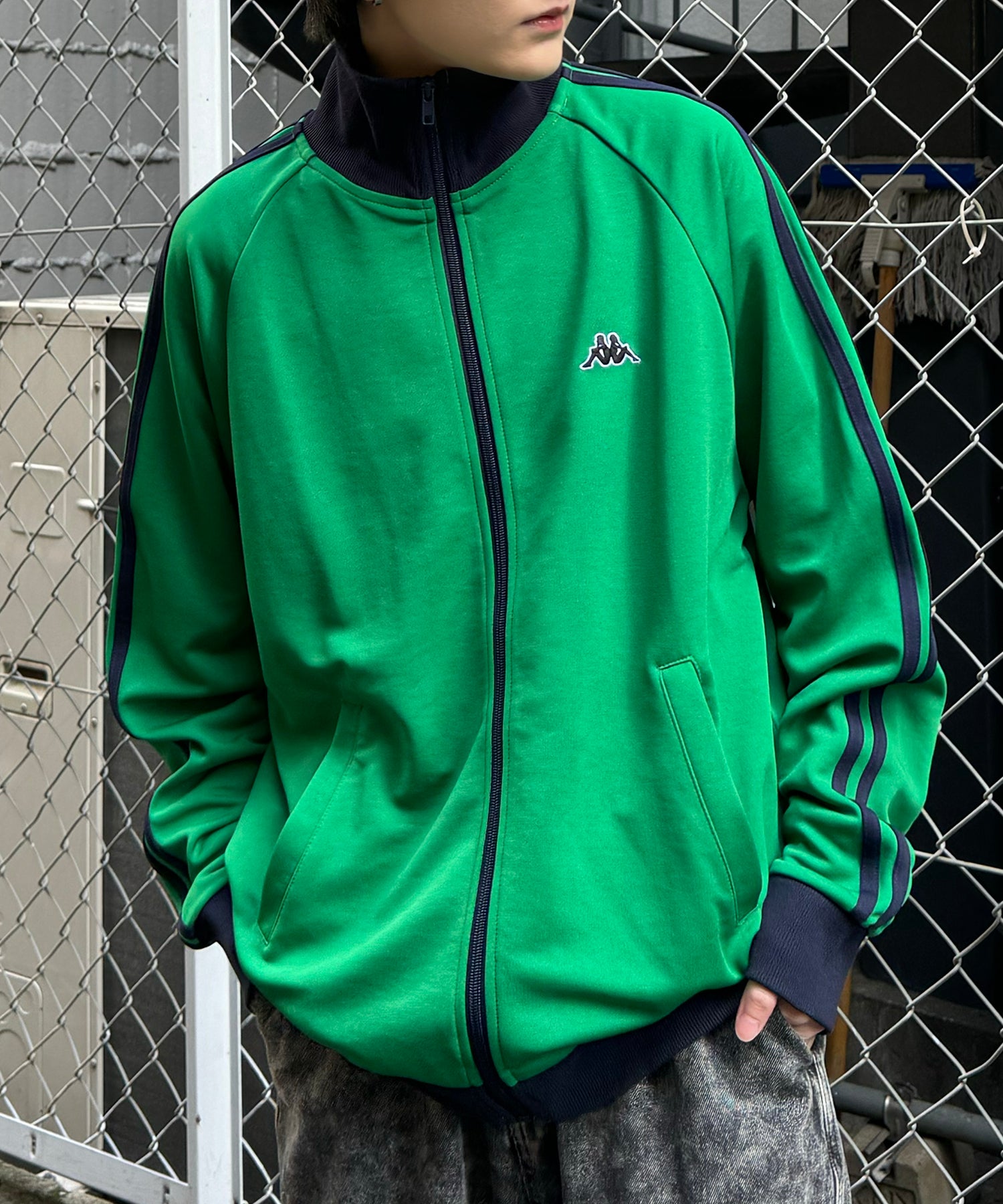 24AW 新色追加 【KAPPA】WEB限定 袖ラインジャージ トラックジャケット