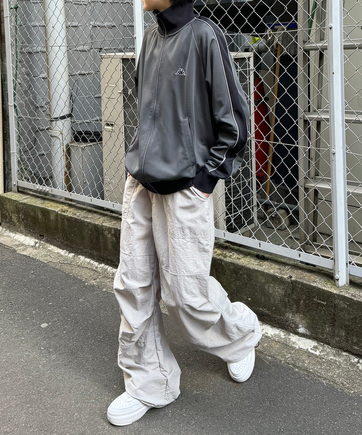 24AW 新色追加 【KAPPA】WEB限定 袖ラインジャージ トラックジャケット