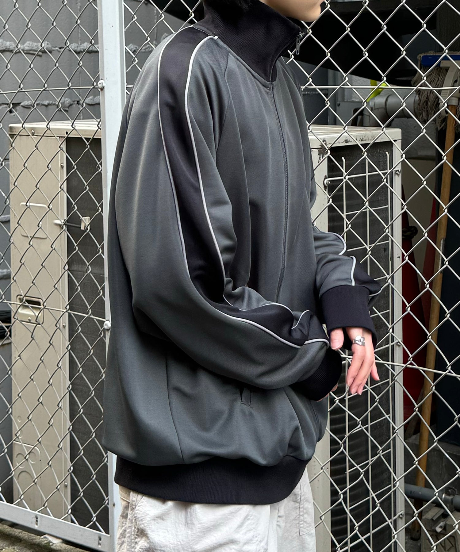 24AW 新色追加 【KAPPA】WEB限定 袖ラインジャージ トラックジャケット