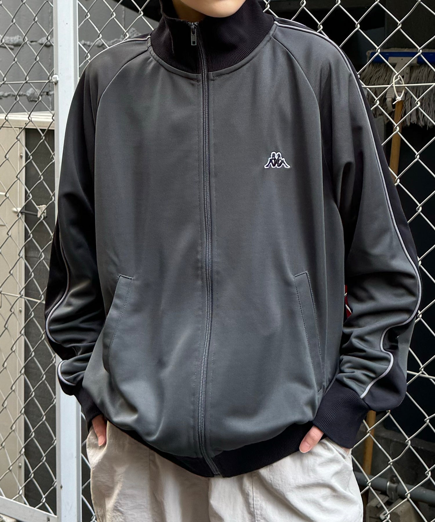 24AW 新色追加 【KAPPA】WEB限定 袖ラインジャージ トラックジャケット
