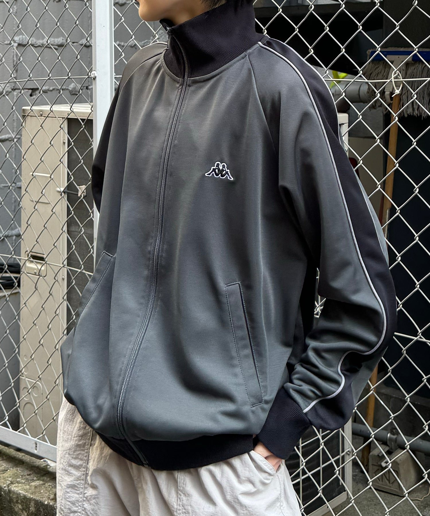 24AW 新色追加 【KAPPA】WEB限定 袖ラインジャージ トラックジャケット