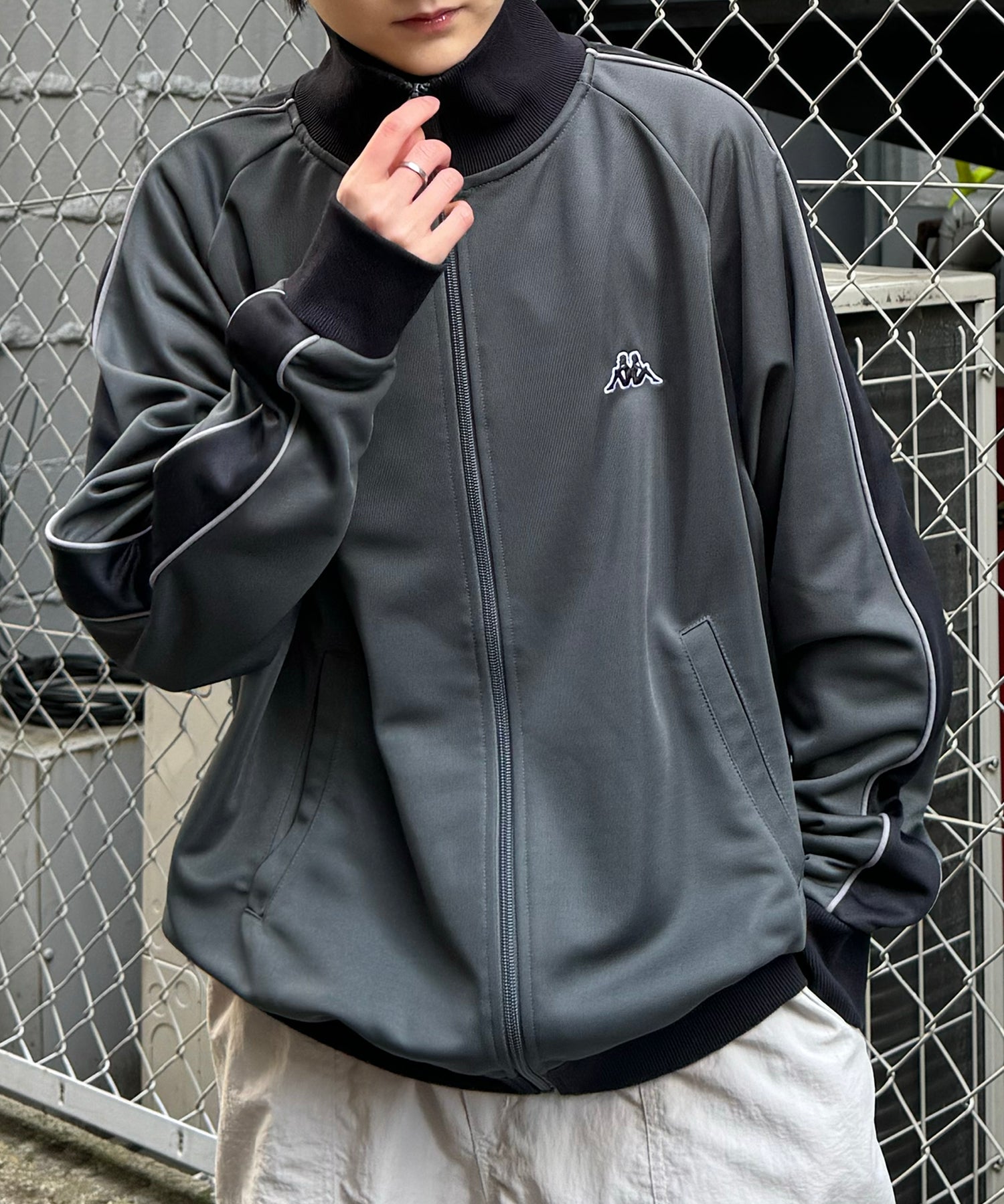24AW 新色追加 【KAPPA】WEB限定 袖ラインジャージ トラックジャケット