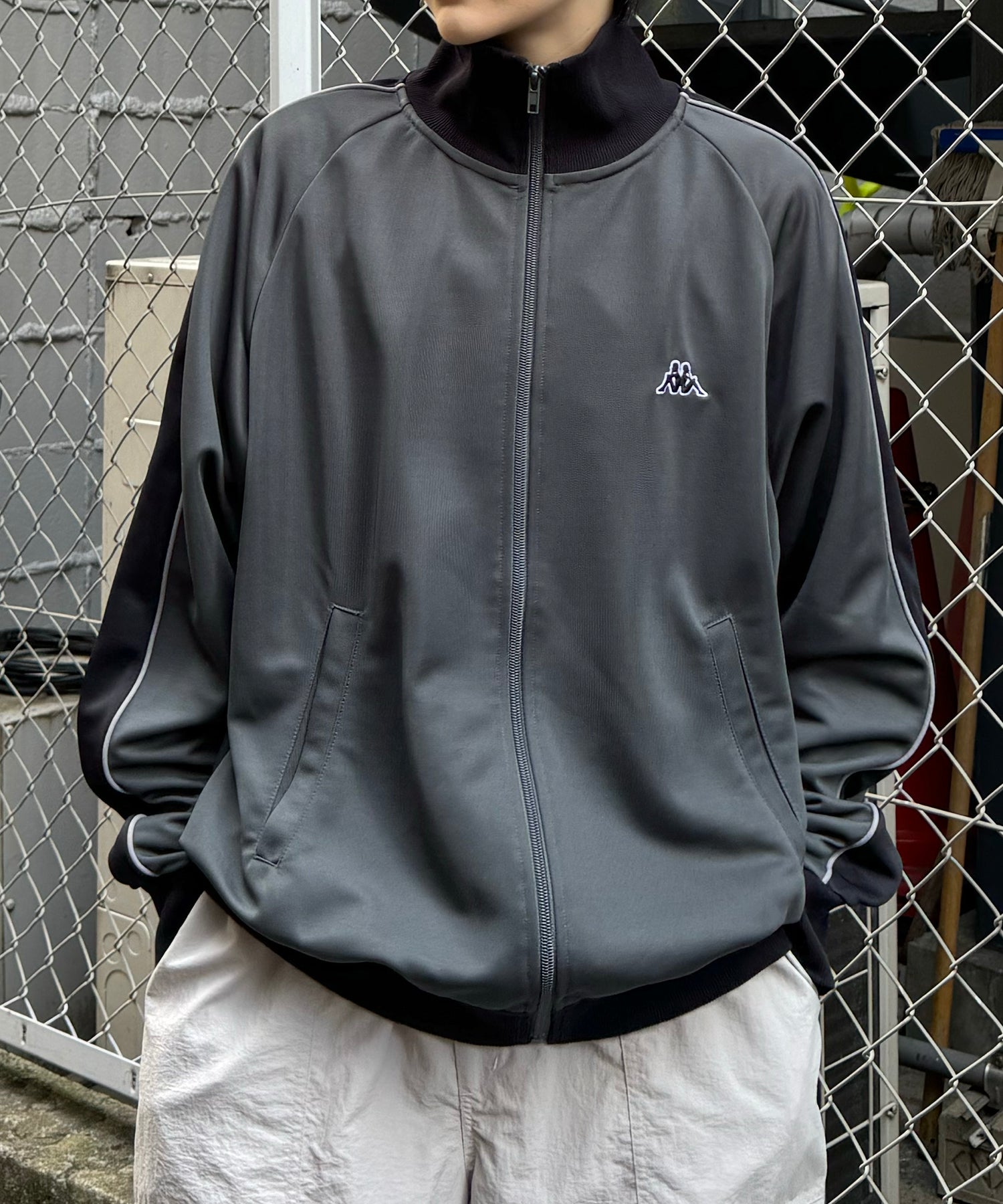 24AW 新色追加 【KAPPA】WEB限定 袖ラインジャージ トラックジャケット