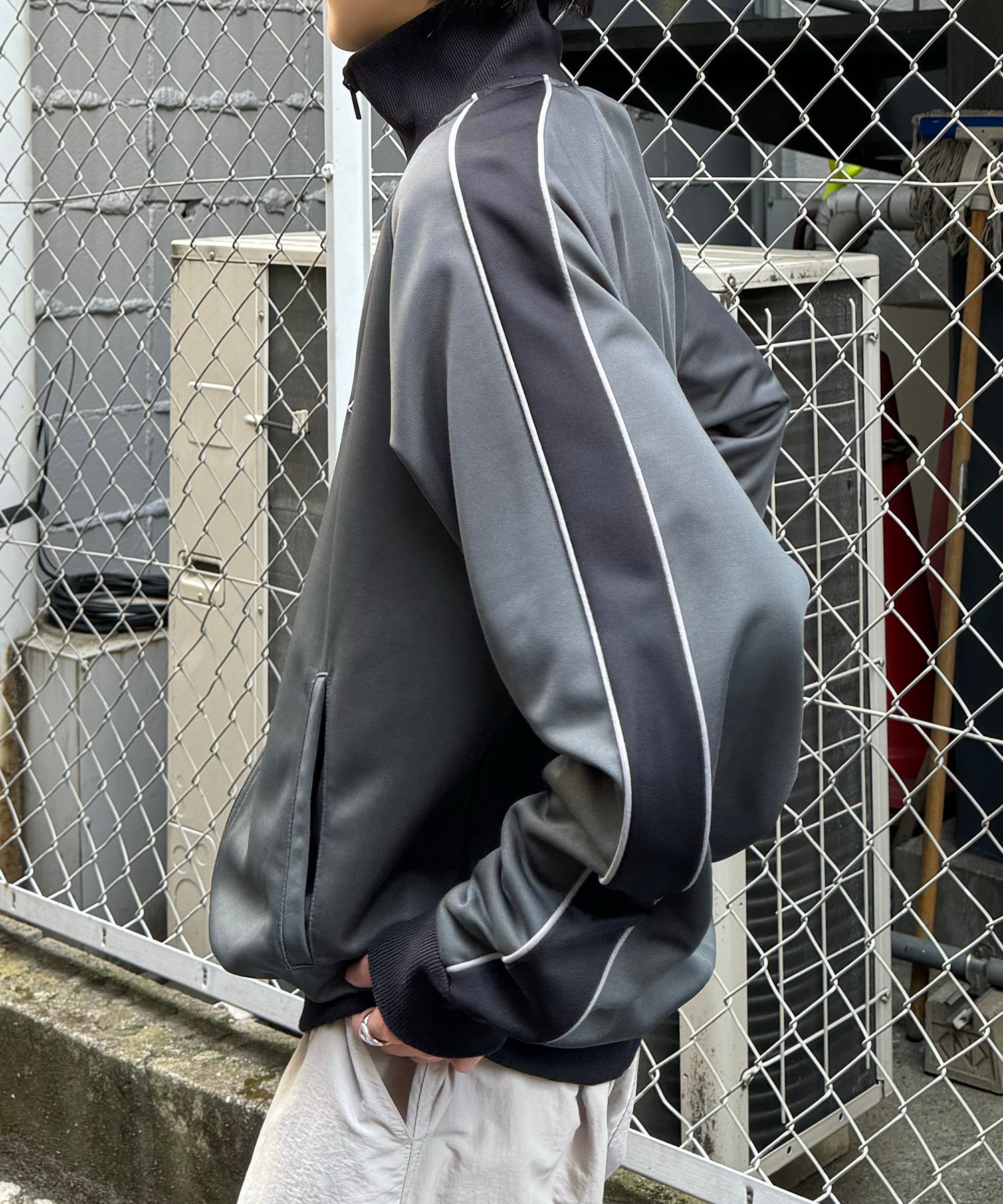 24AW 新色追加 【KAPPA】WEB限定 袖ラインジャージ トラックジャケット