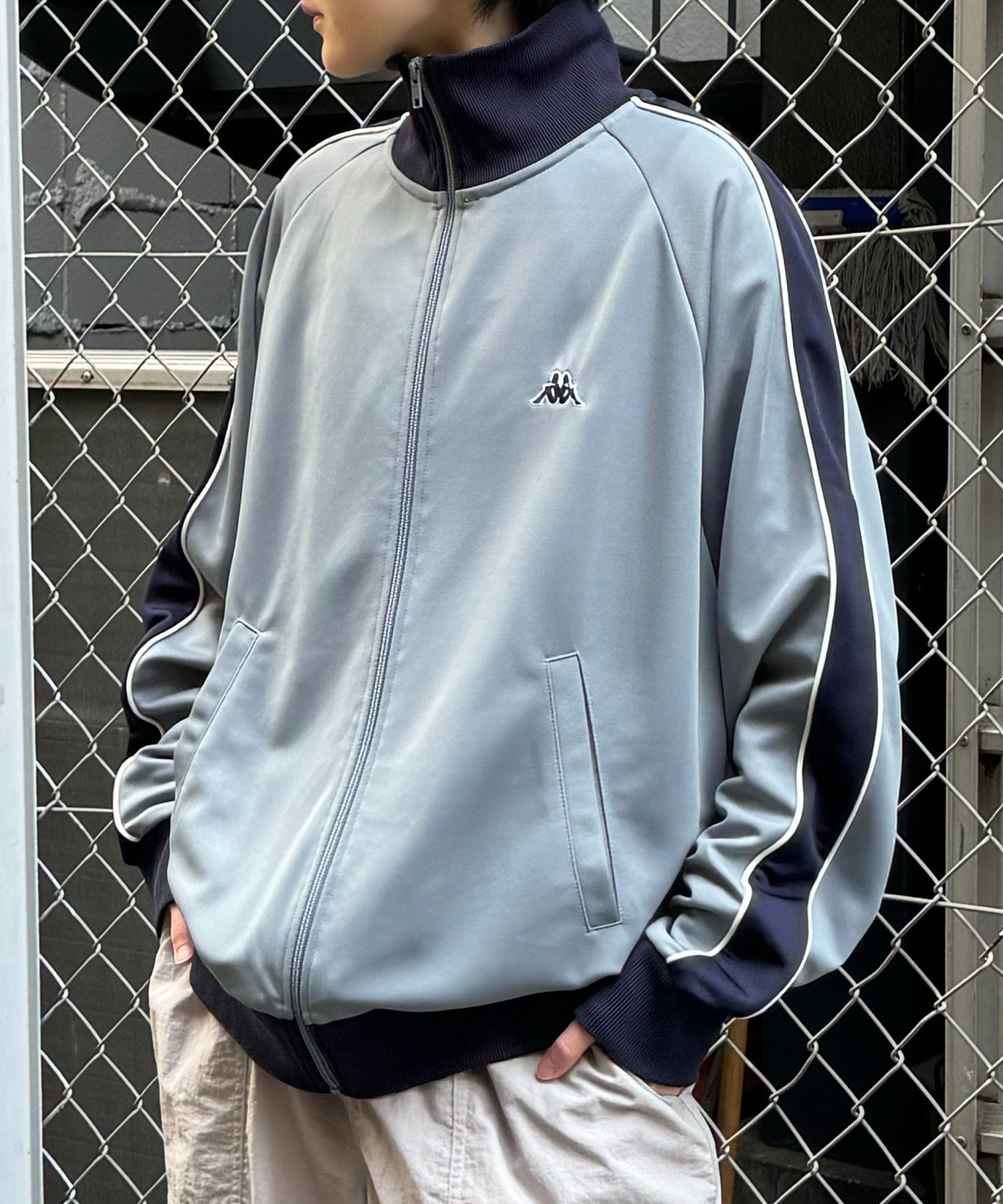 24AW 新色追加 【KAPPA】WEB限定 袖ラインジャージ トラックジャケット