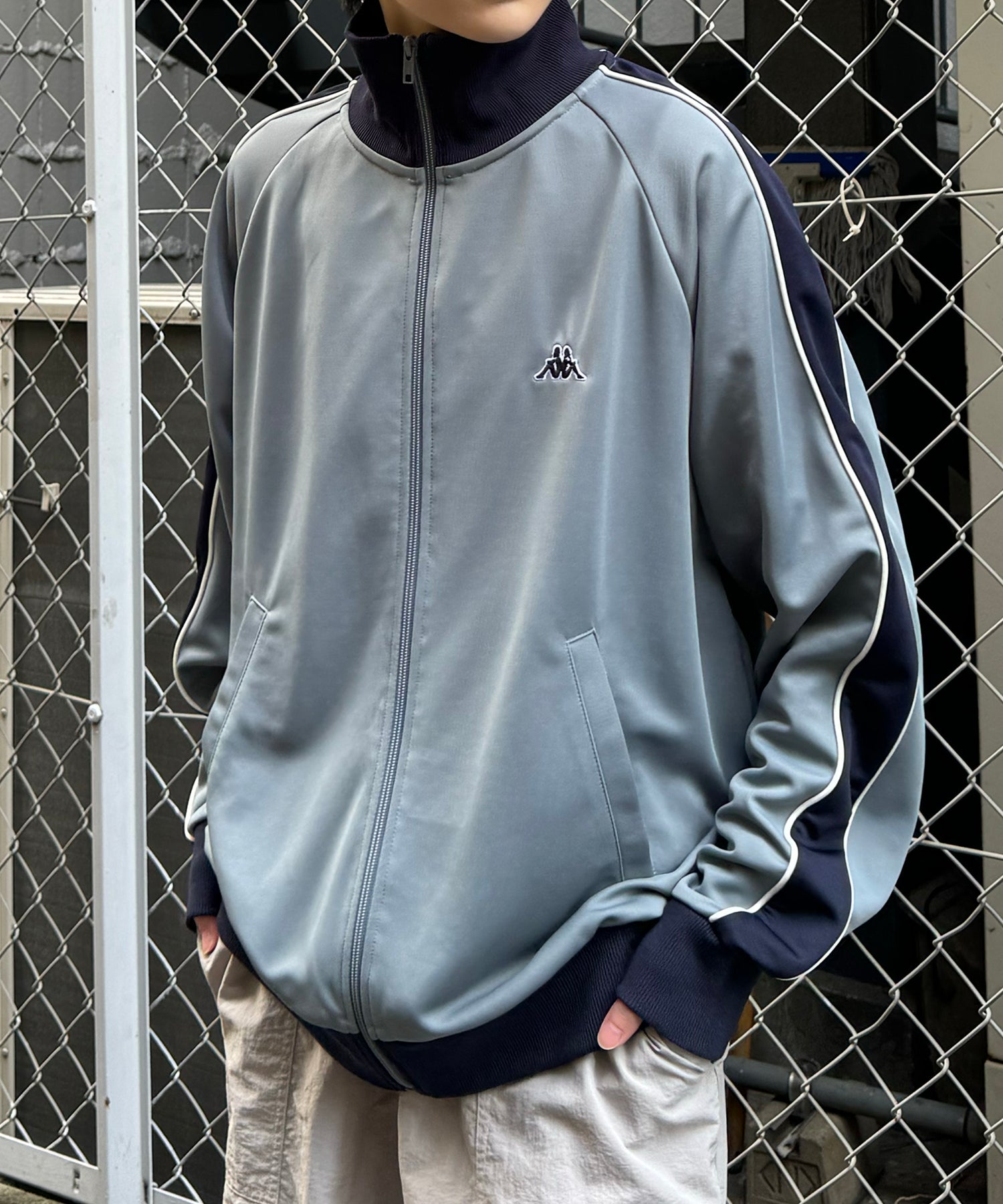 24AW 新色追加 【KAPPA】WEB限定 袖ラインジャージ トラックジャケット