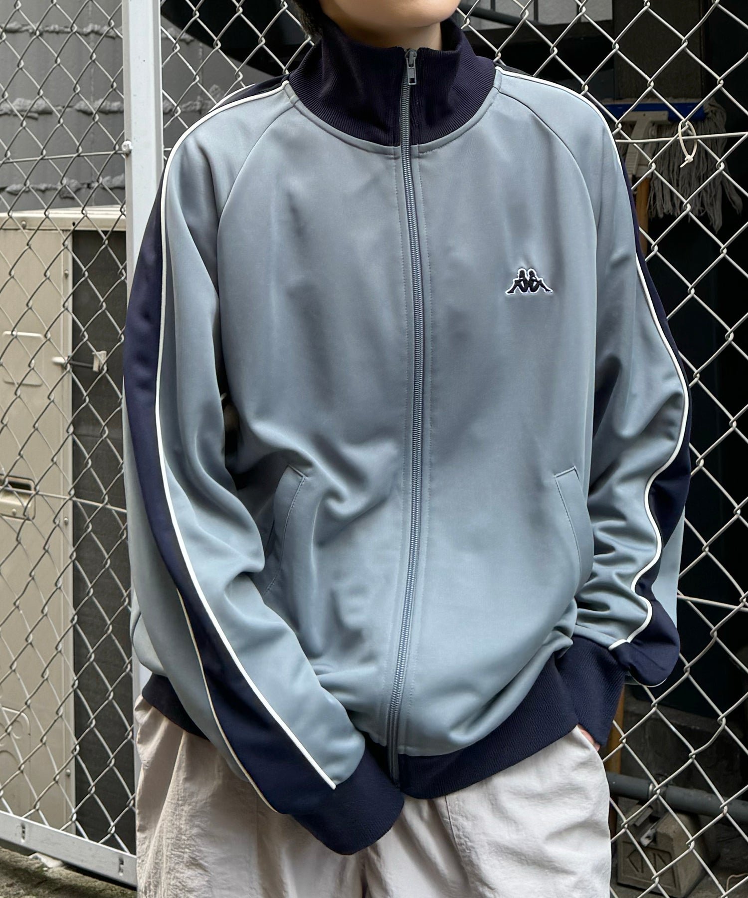 24AW 新色追加 【KAPPA】WEB限定 袖ラインジャージ トラックジャケット