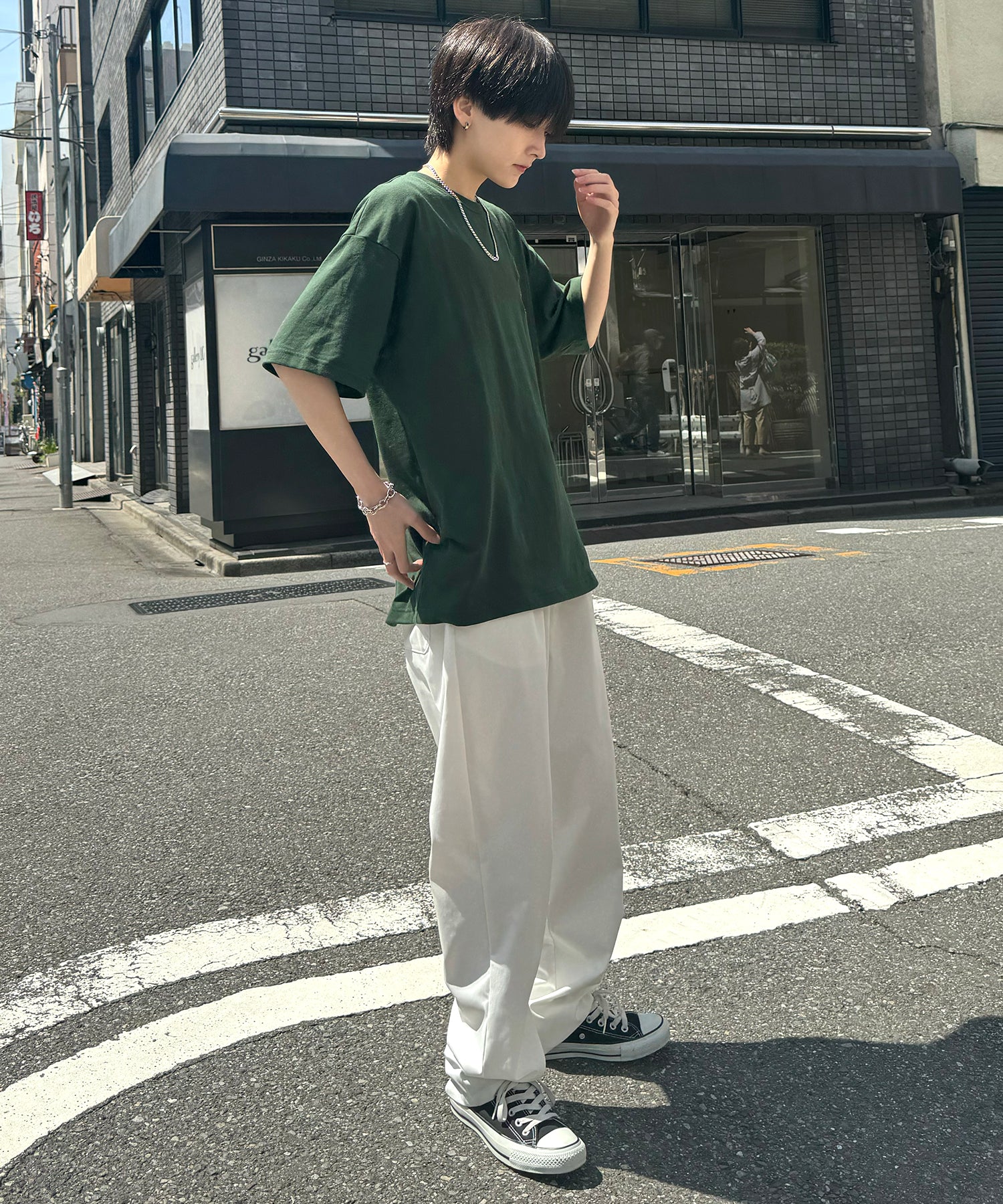 25SS ワイドテーパード リラックスイージー カラーシェフパンツ