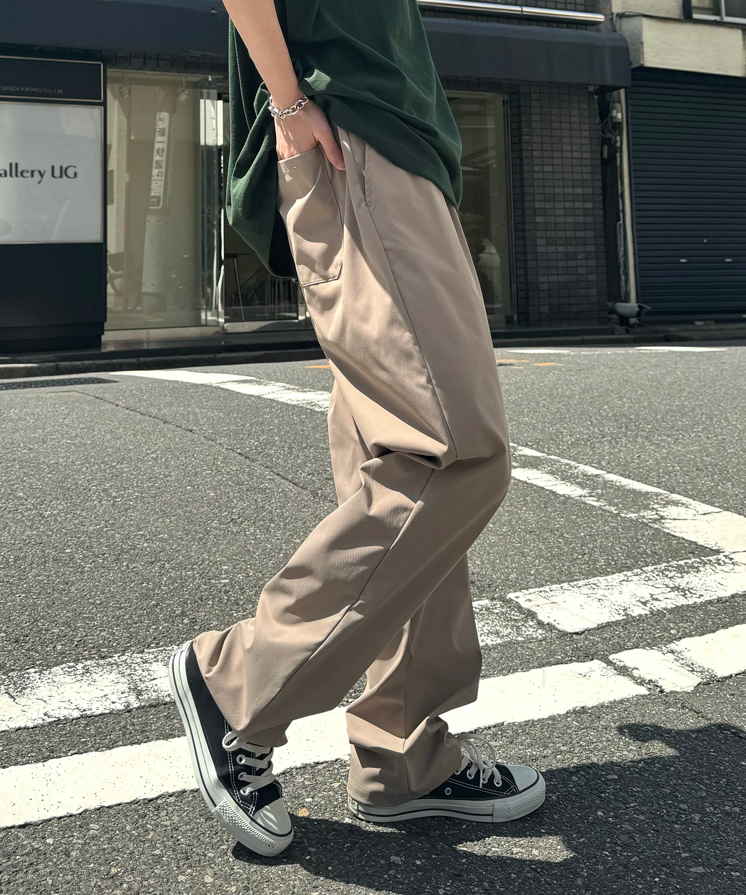 25SS ワイドテーパード リラックスイージー カラーシェフパンツ