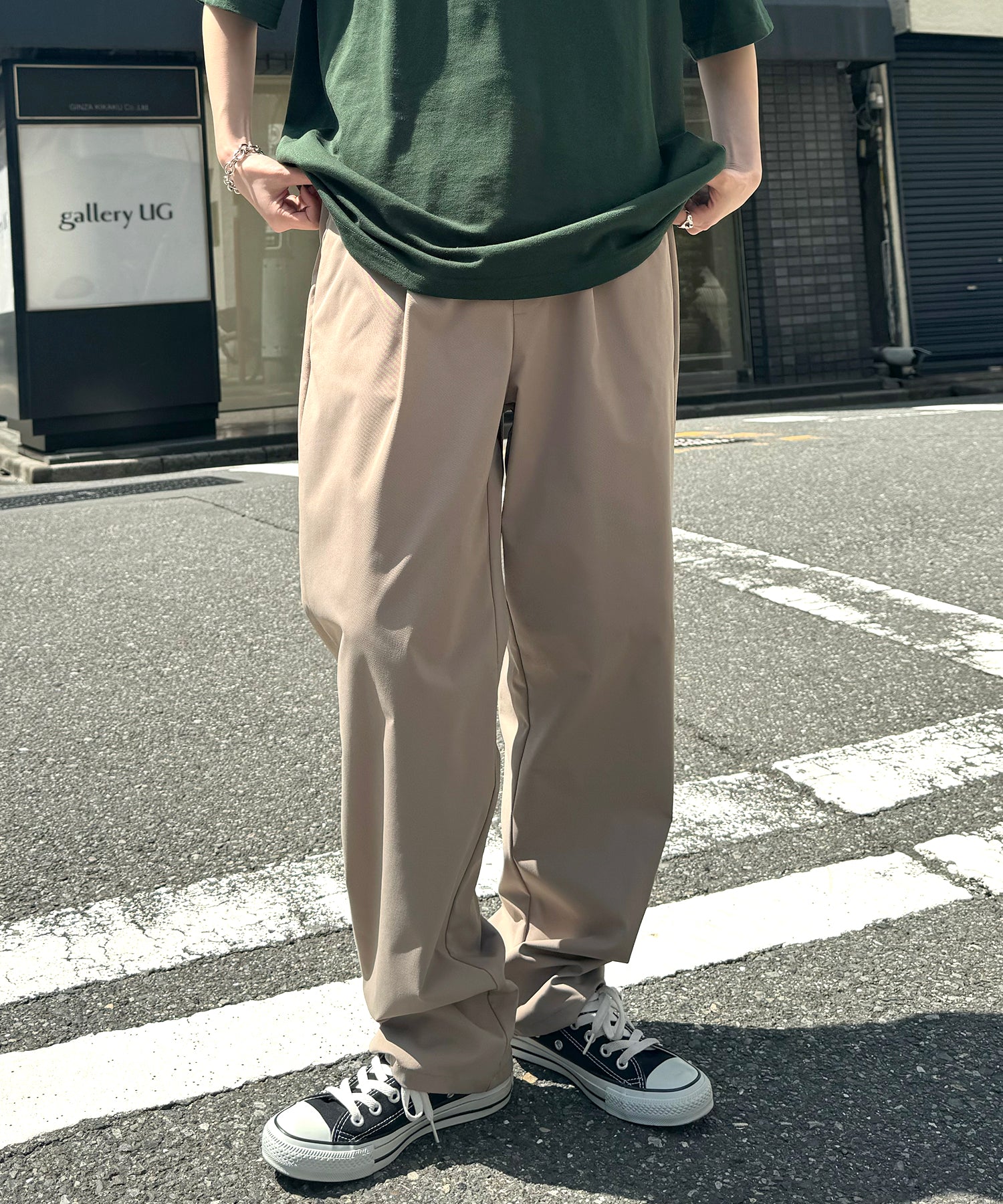 25SS ワイドテーパード リラックスイージー カラーシェフパンツ