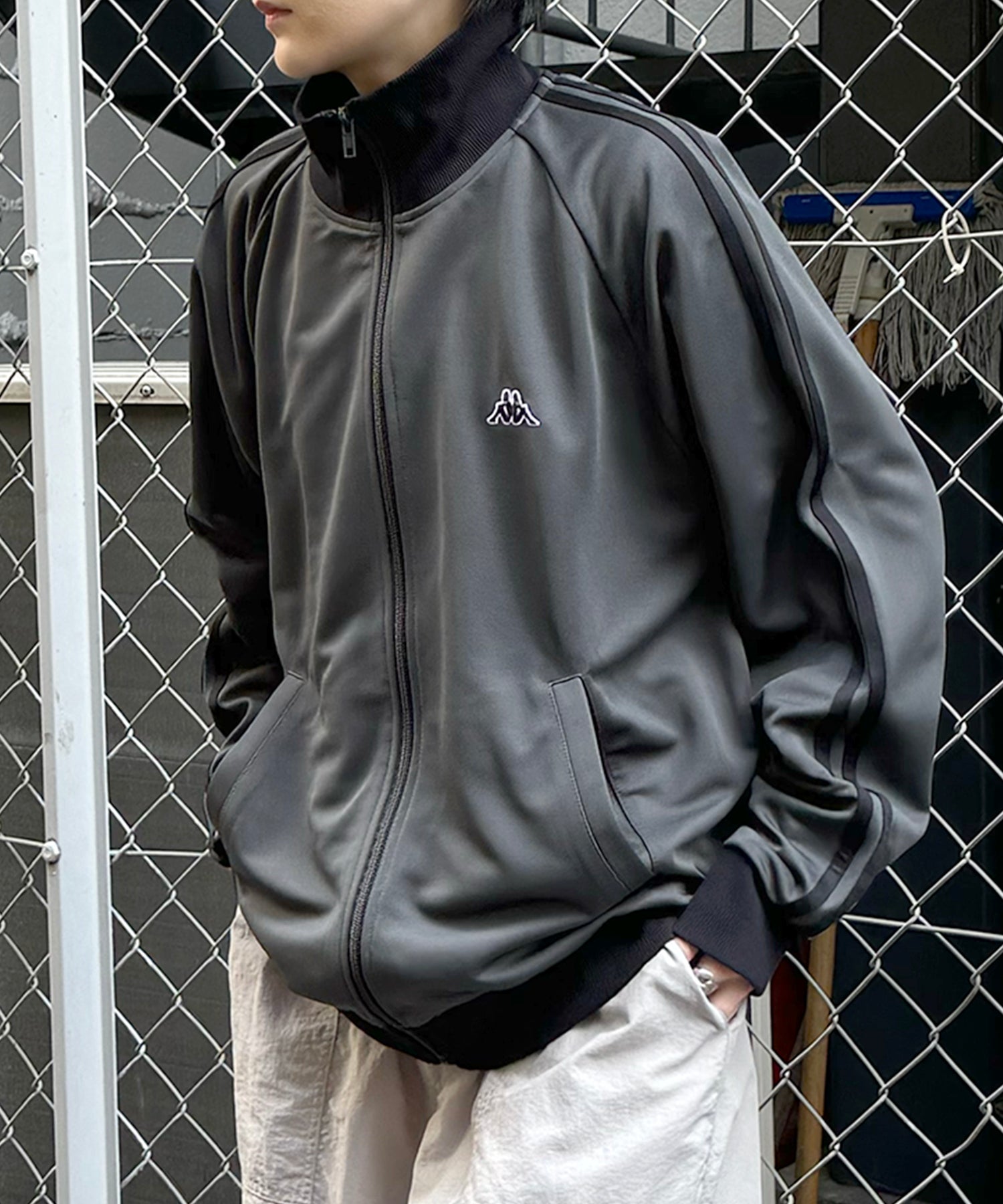 24AW 新色追加 【KAPPA】WEB限定 袖ラインジャージ トラックジャケット