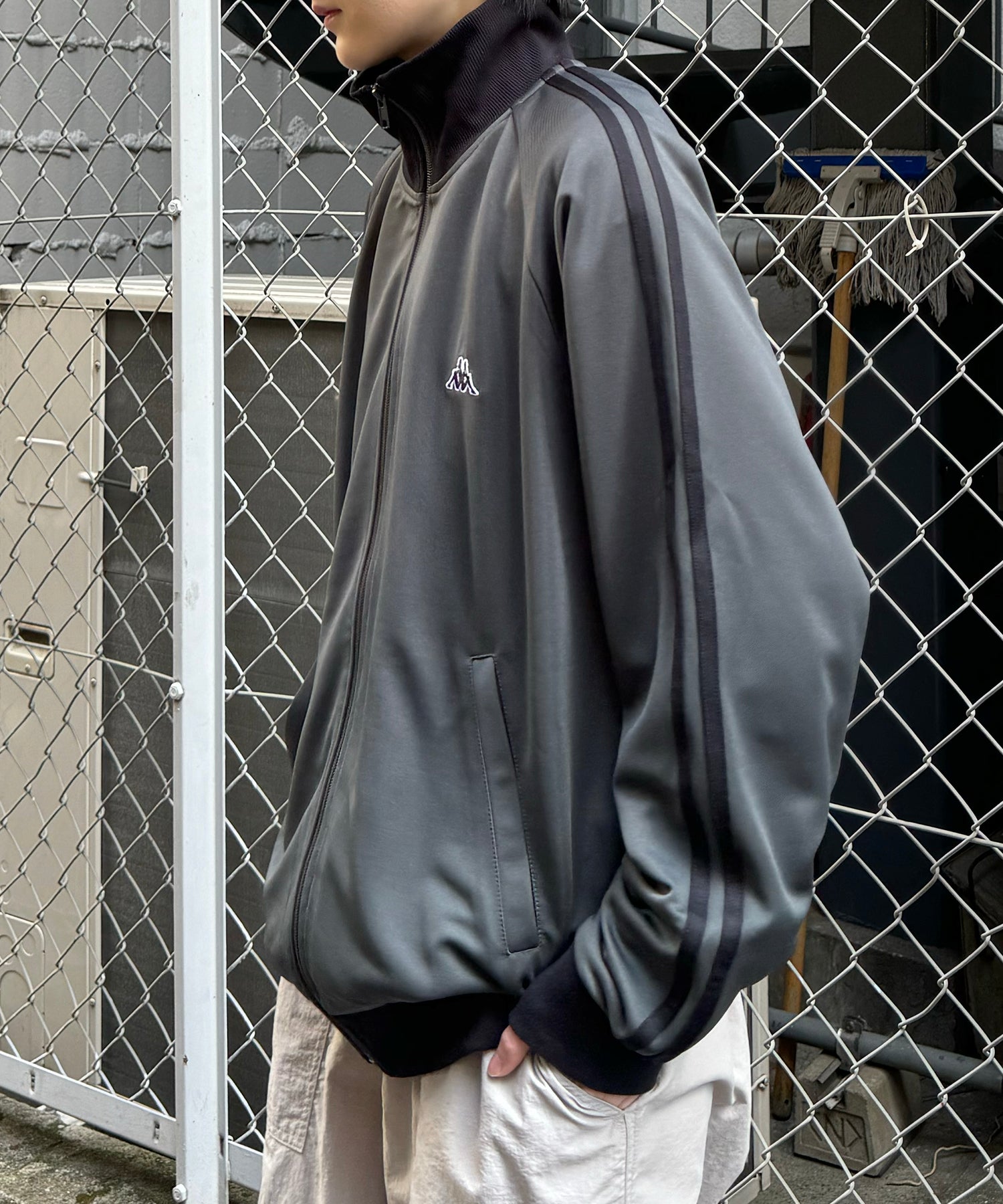 24AW 新色追加 【KAPPA】WEB限定 袖ラインジャージ トラックジャケット