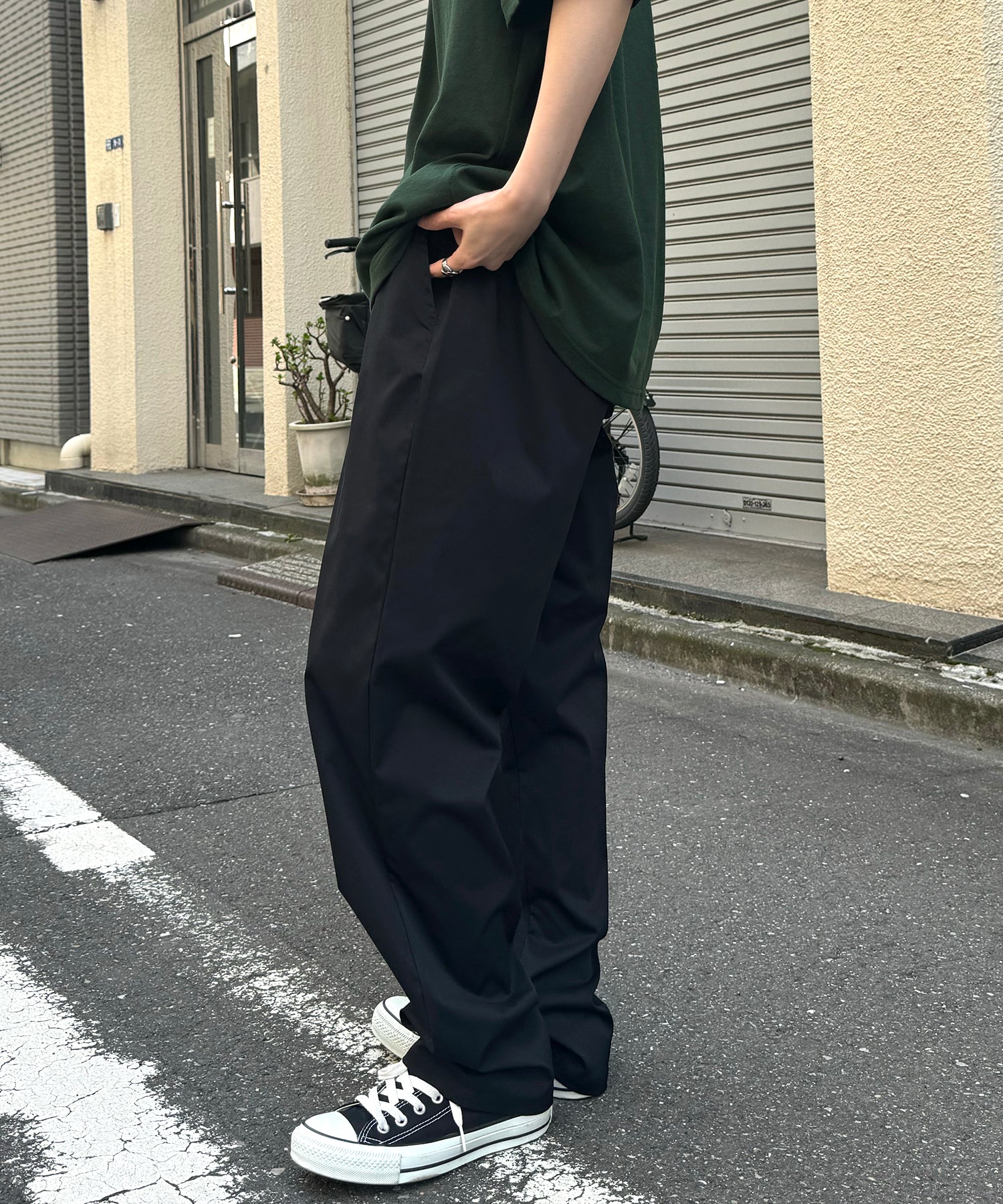 25SS ワイドテーパード リラックスイージー カラーシェフパンツ