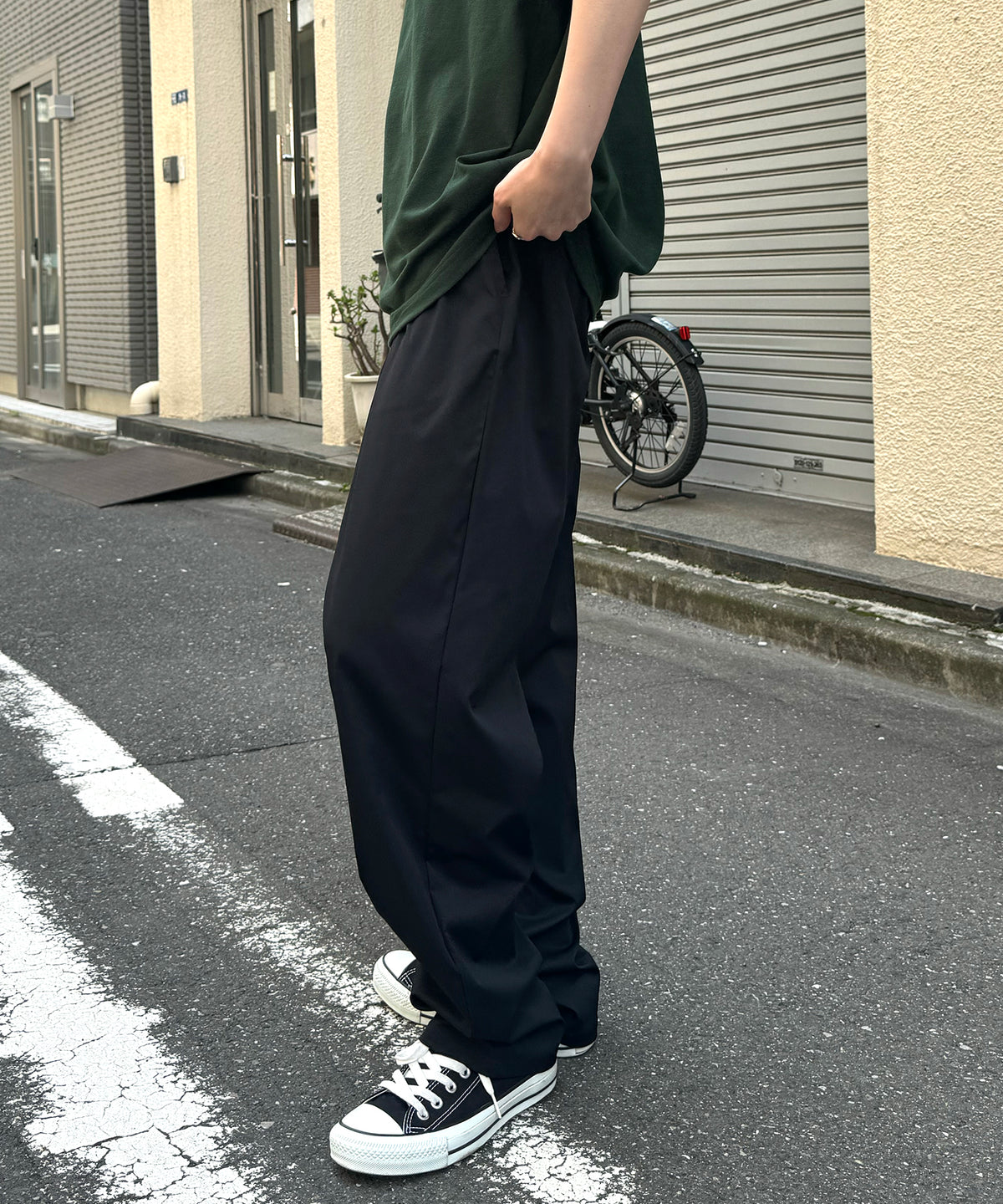 25SS ワイドテーパード リラックスイージー カラーシェフパンツ