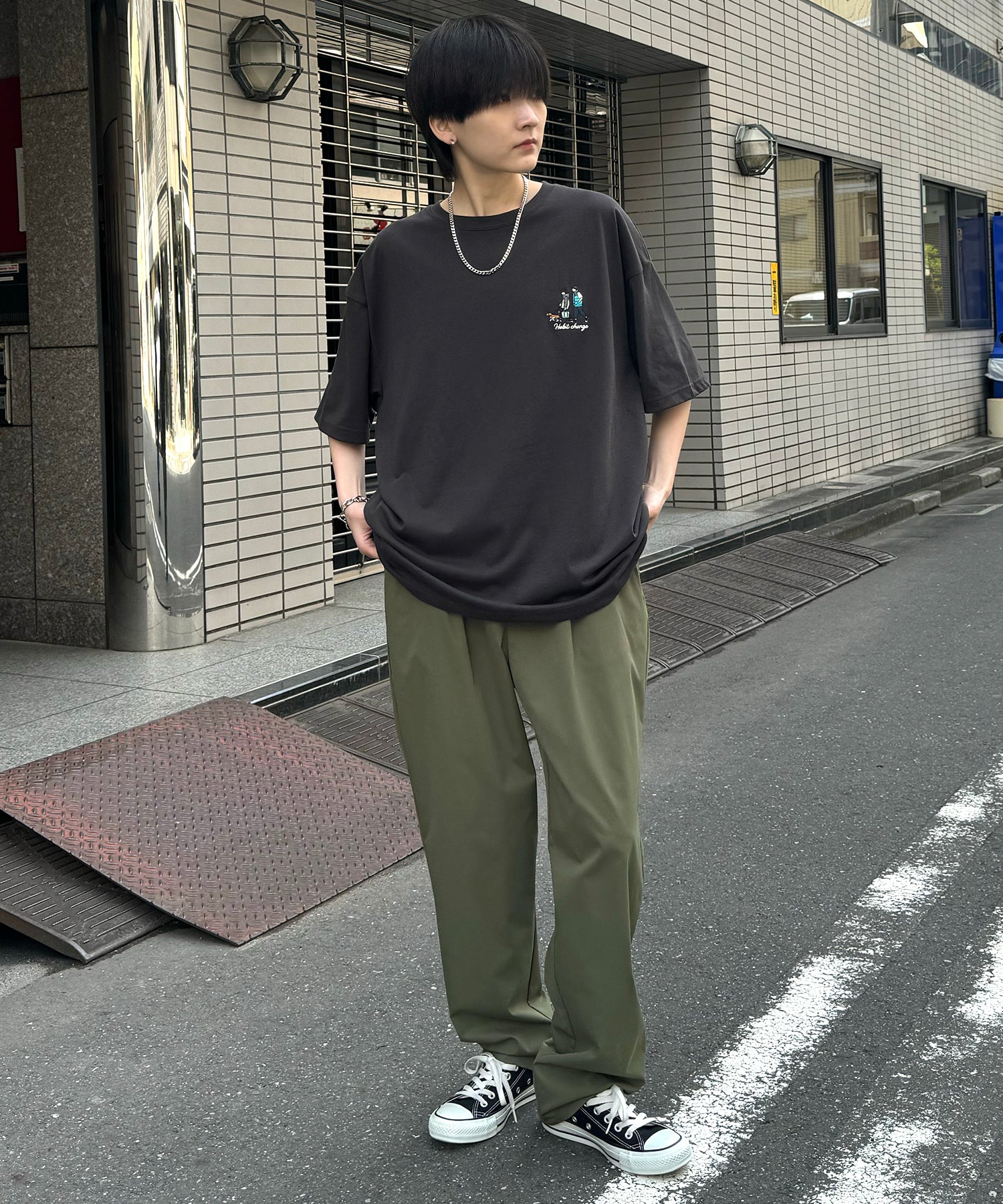 25SS ワイドテーパード リラックスイージー カラーシェフパンツ