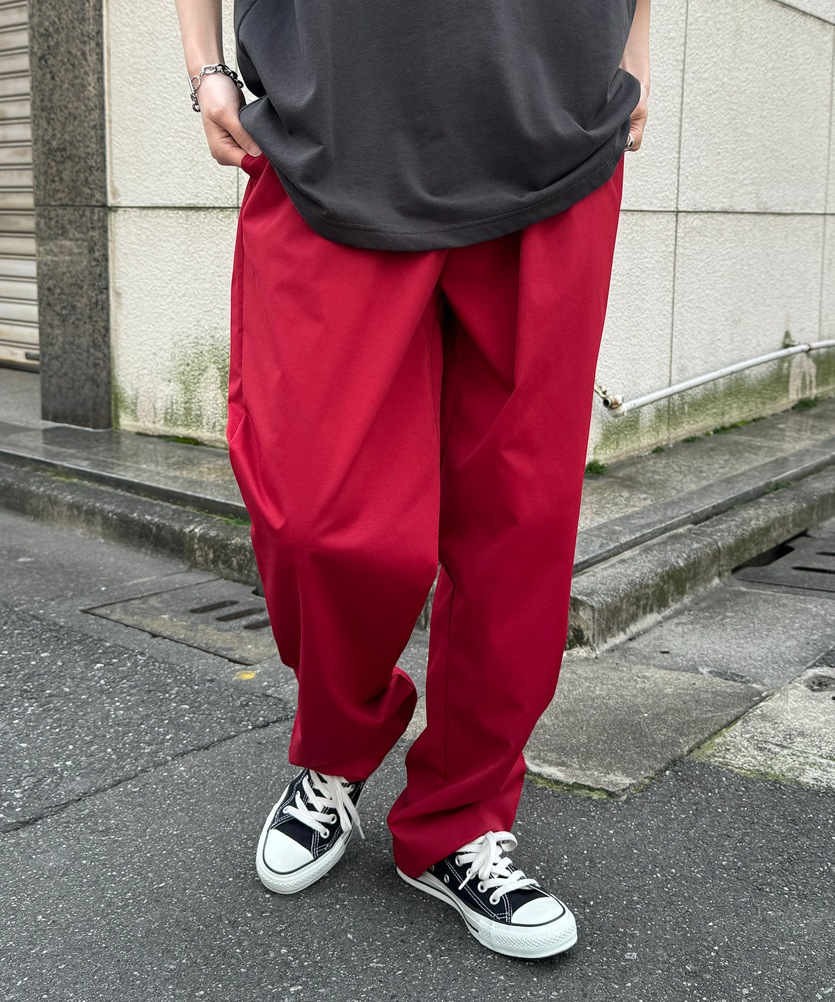 25SS ワイドテーパード リラックスイージー カラーシェフパンツ