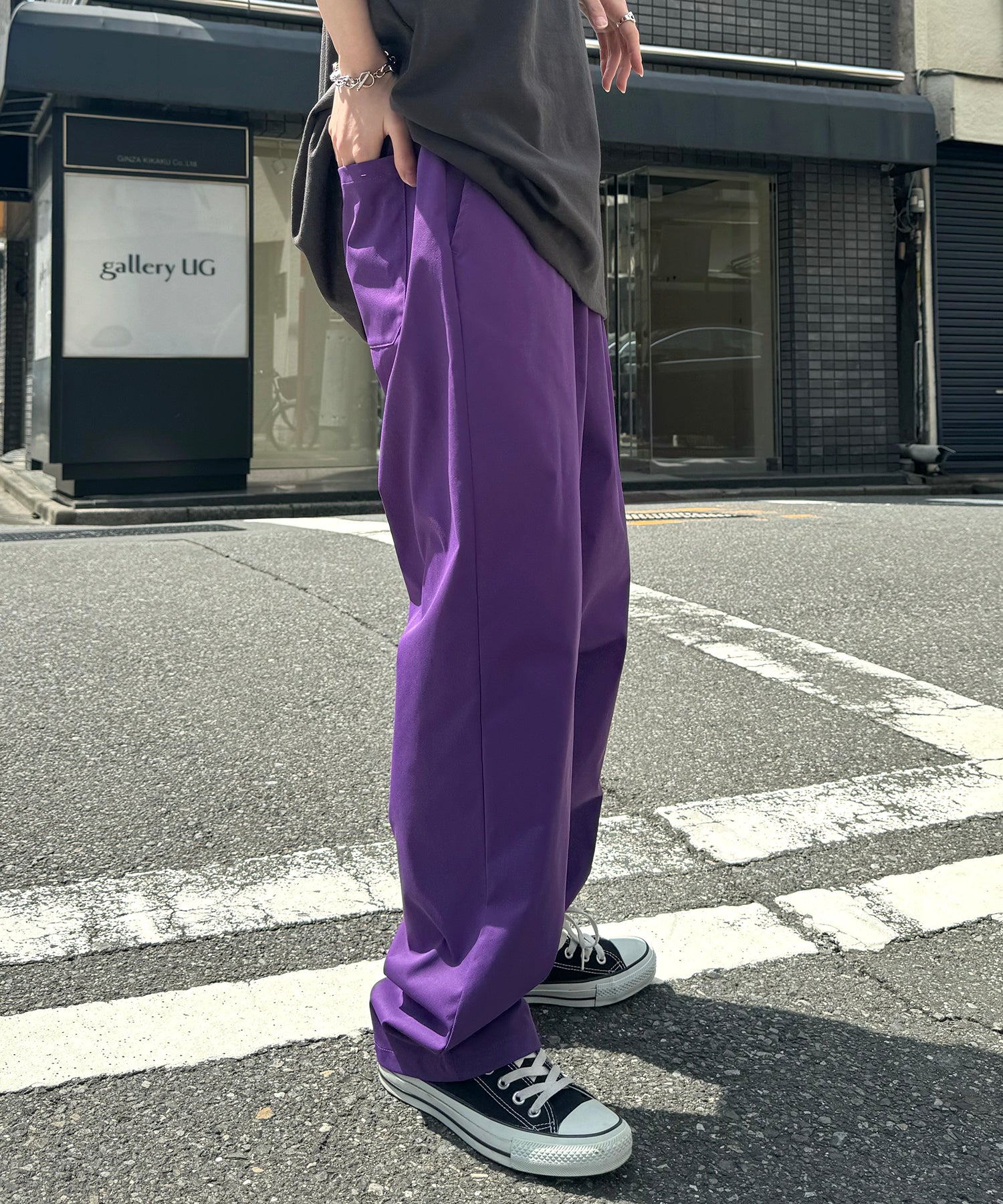 25SS ワイドテーパード リラックスイージー カラーシェフパンツ