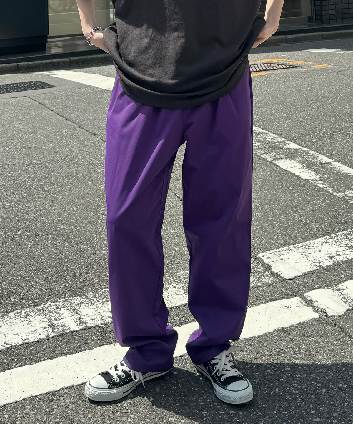 25SS ワイドテーパード リラックスイージー カラーシェフパンツ