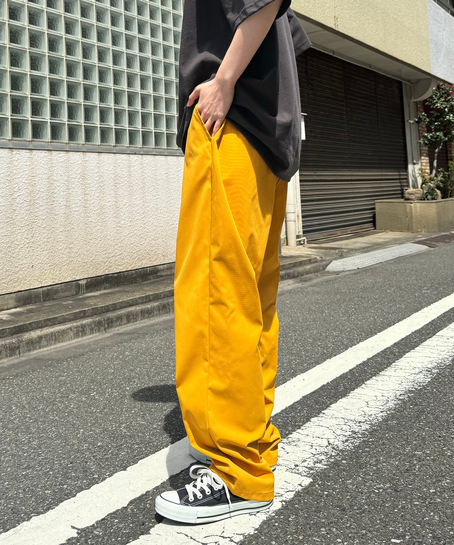 25SS ワイドテーパード リラックスイージー カラーシェフパンツ