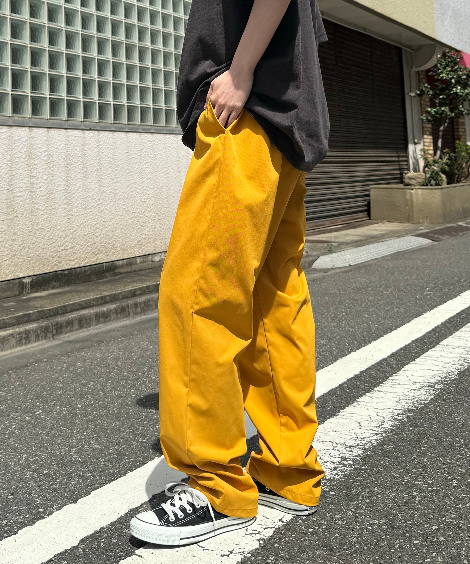 25SS ワイドテーパード リラックスイージー カラーシェフパンツ