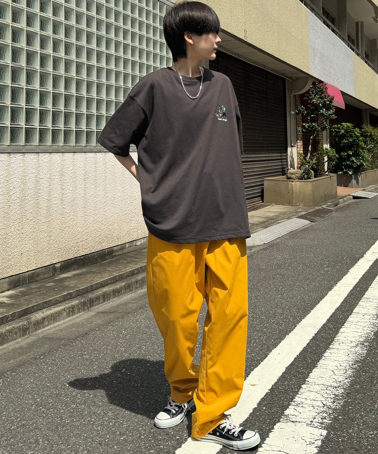 25SS ワイドテーパード リラックスイージー カラーシェフパンツ