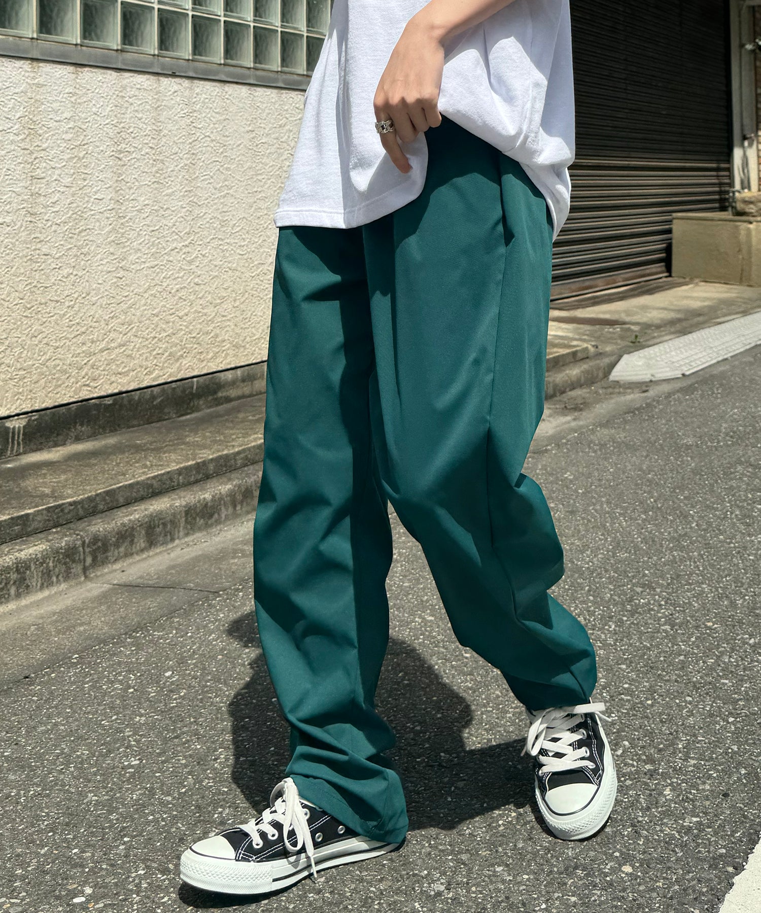 25SS ワイドテーパード リラックスイージー カラーシェフパンツ