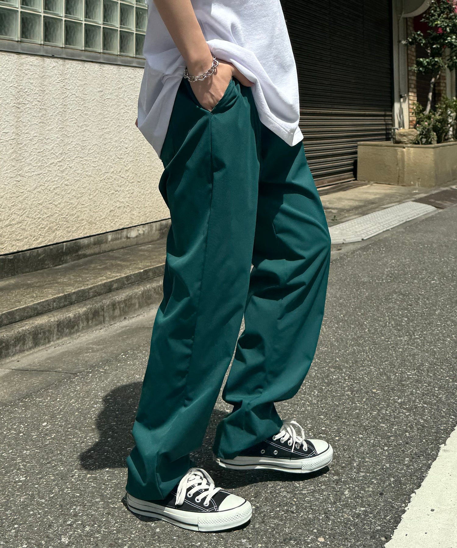 25SS ワイドテーパード リラックスイージー カラーシェフパンツ