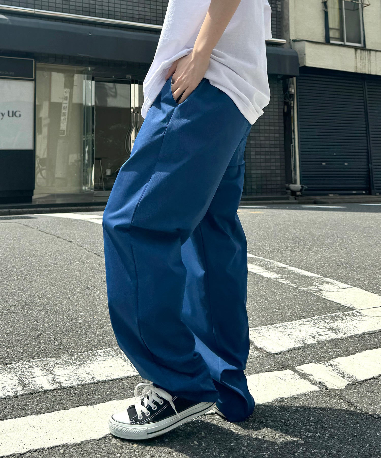 25SS ワイドテーパード リラックスイージー カラーシェフパンツ