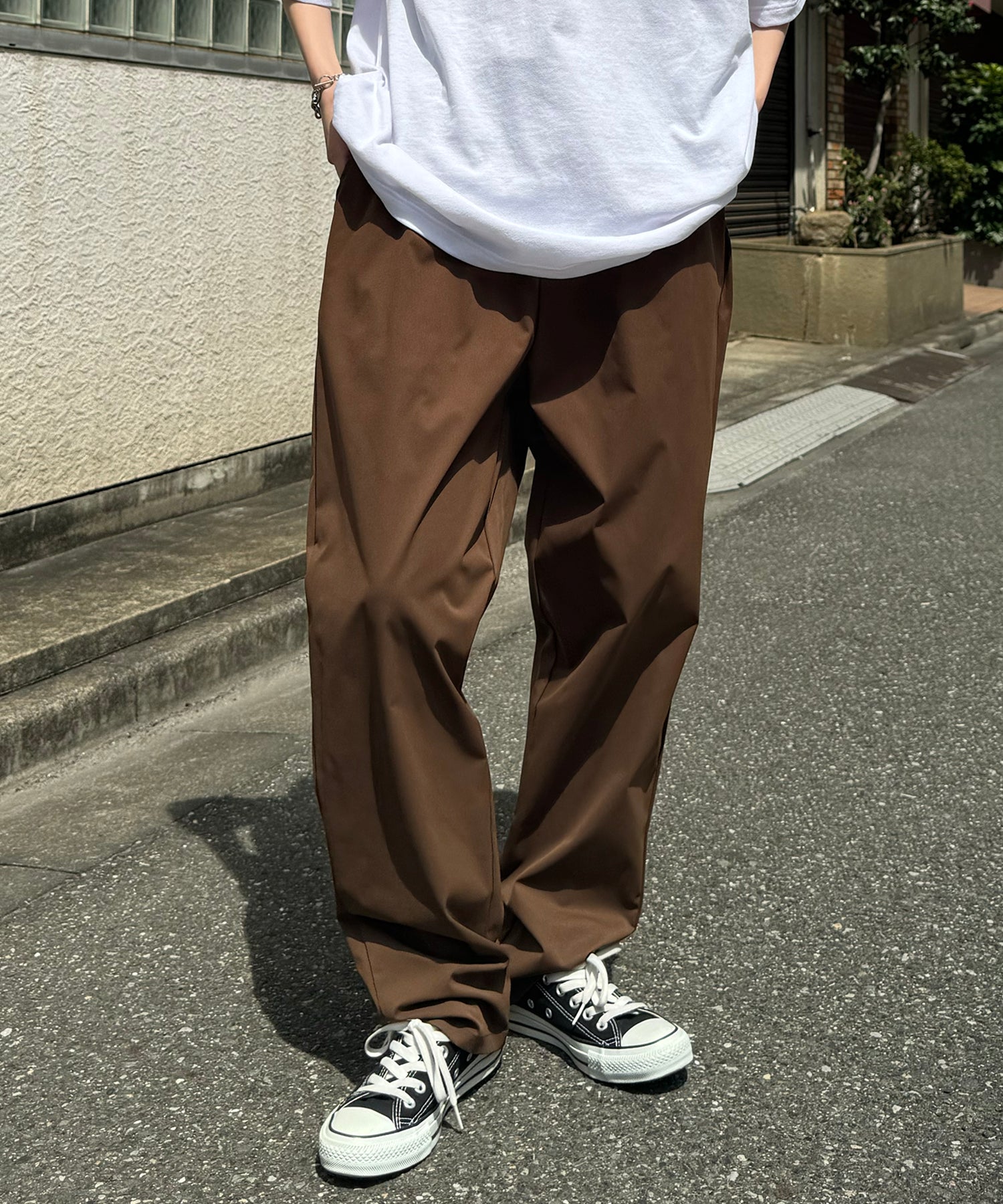 25SS ワイドテーパード リラックスイージー カラーシェフパンツ